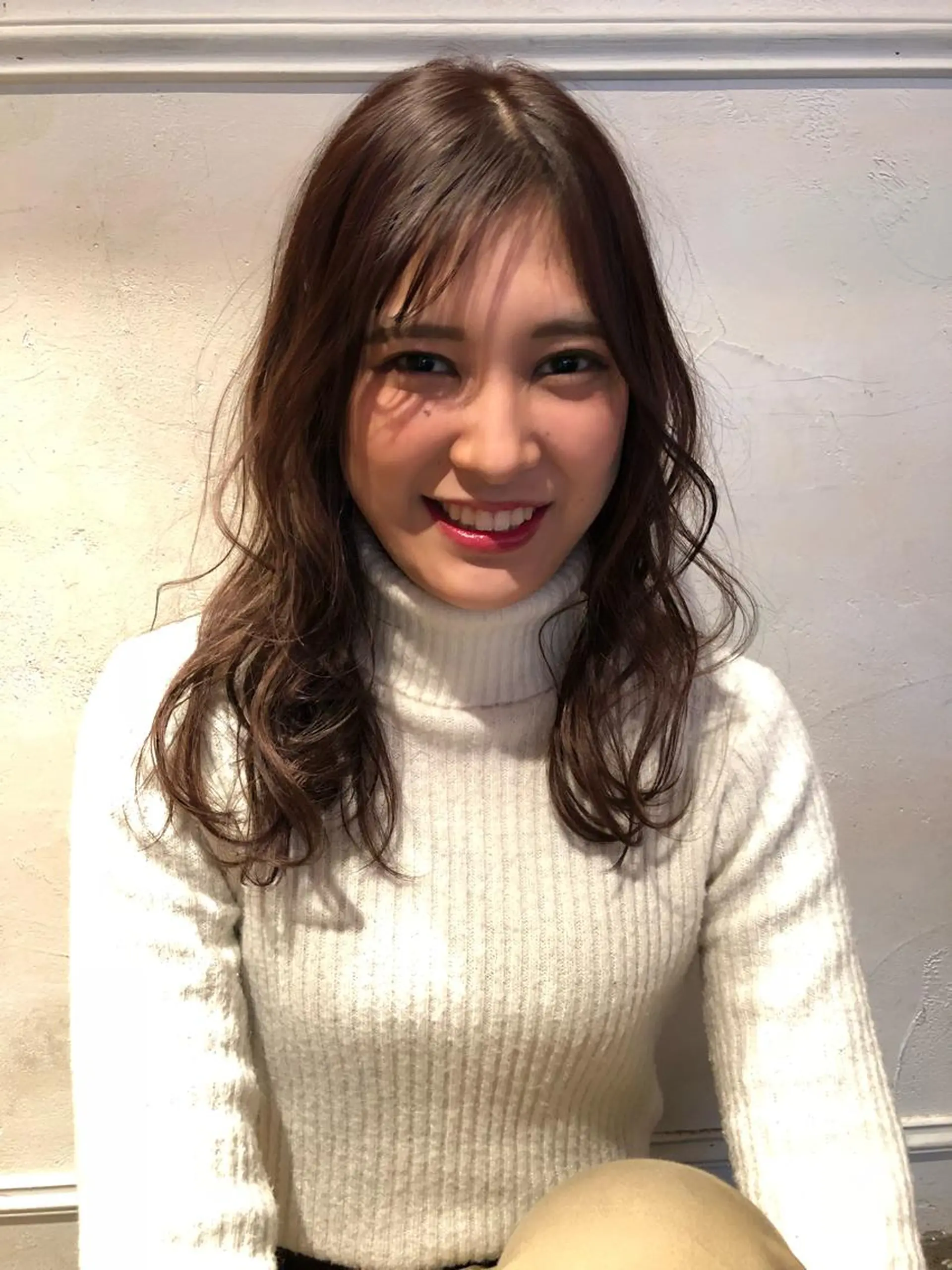 セミロング カット トリートメント 韓国風カット/ 髪質改善 黒崎のヘアスタイル