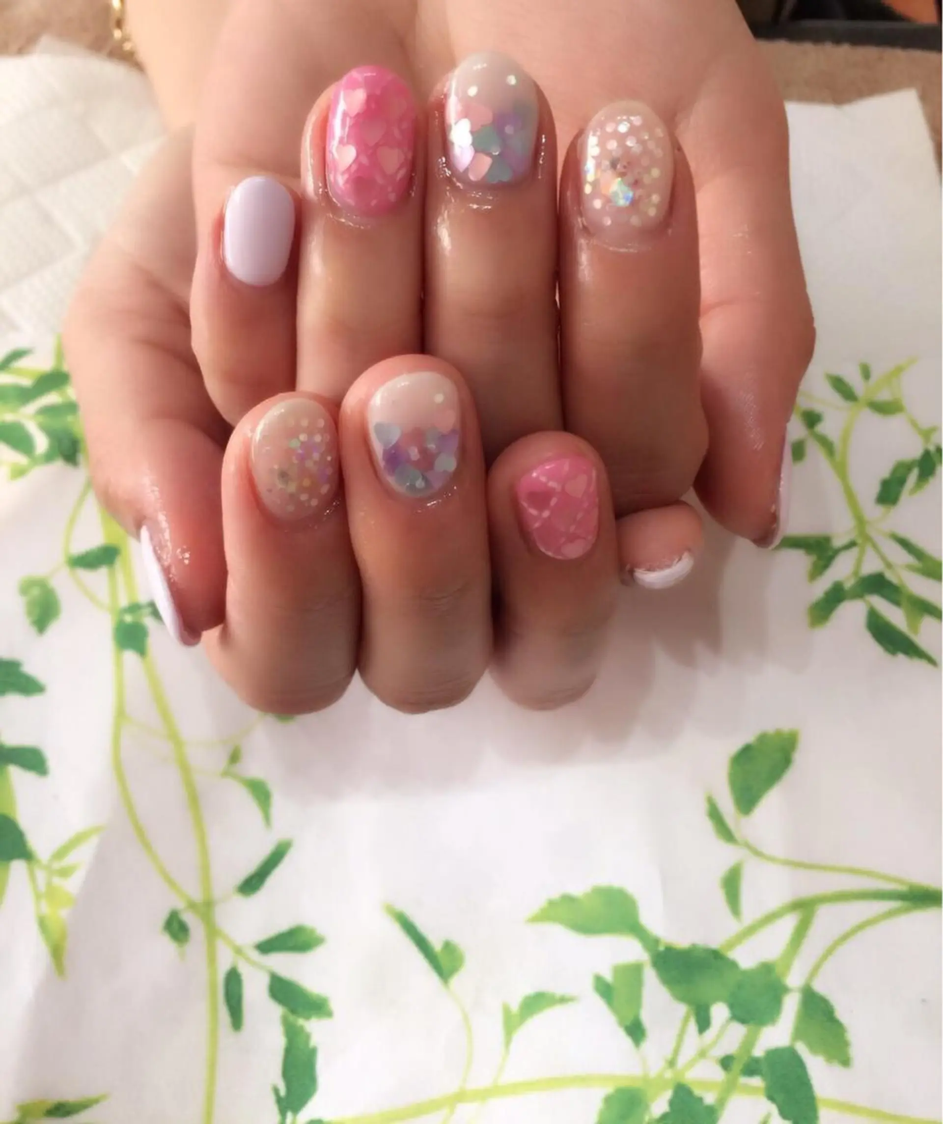 ネイル ハート a yakaのネイルデザイン