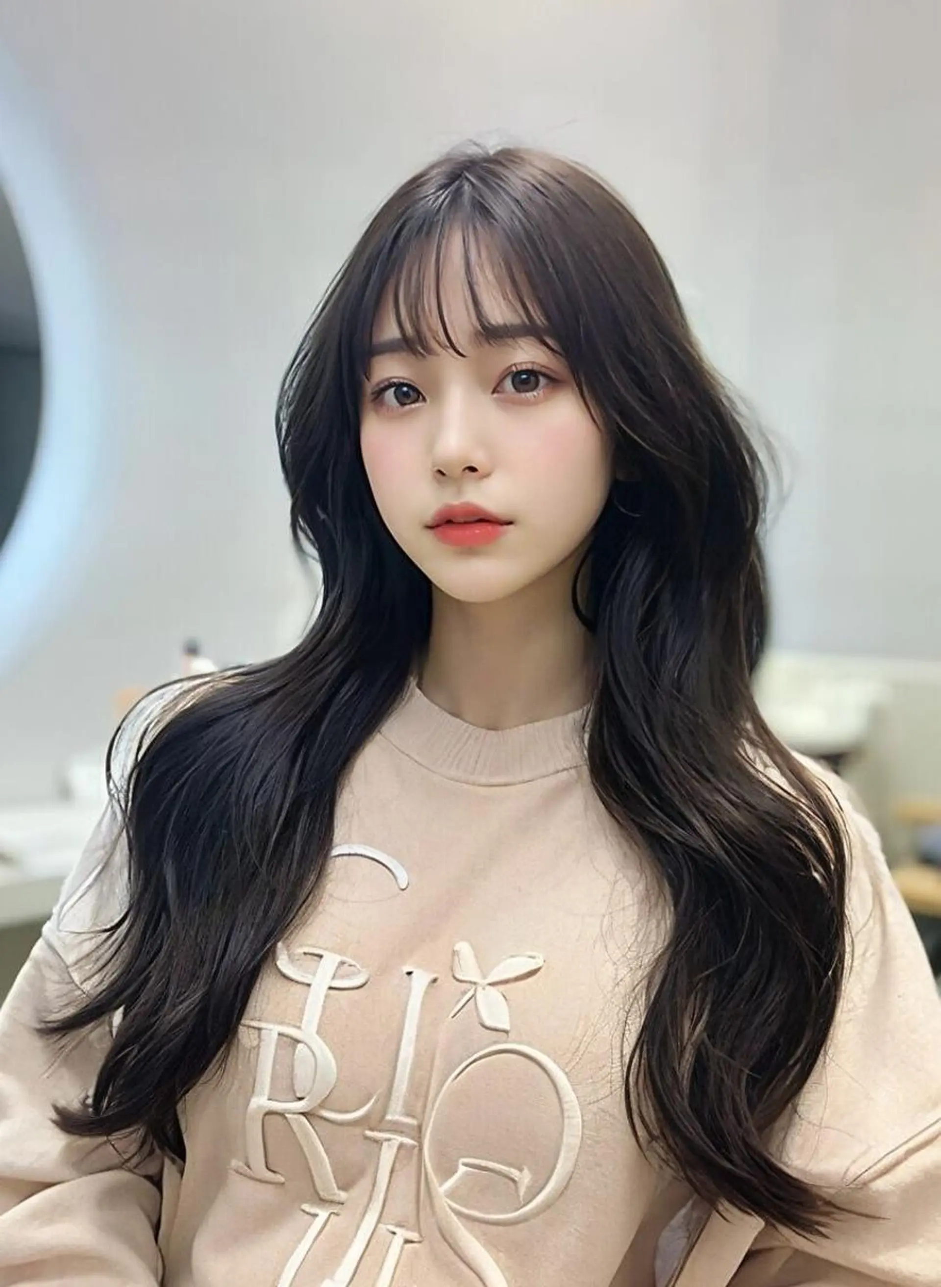 ロング ボブ 髪質改善 韓国風ヘア 縮毛矯正 &.TIGRE KUMAMOTOのヘアスタイル