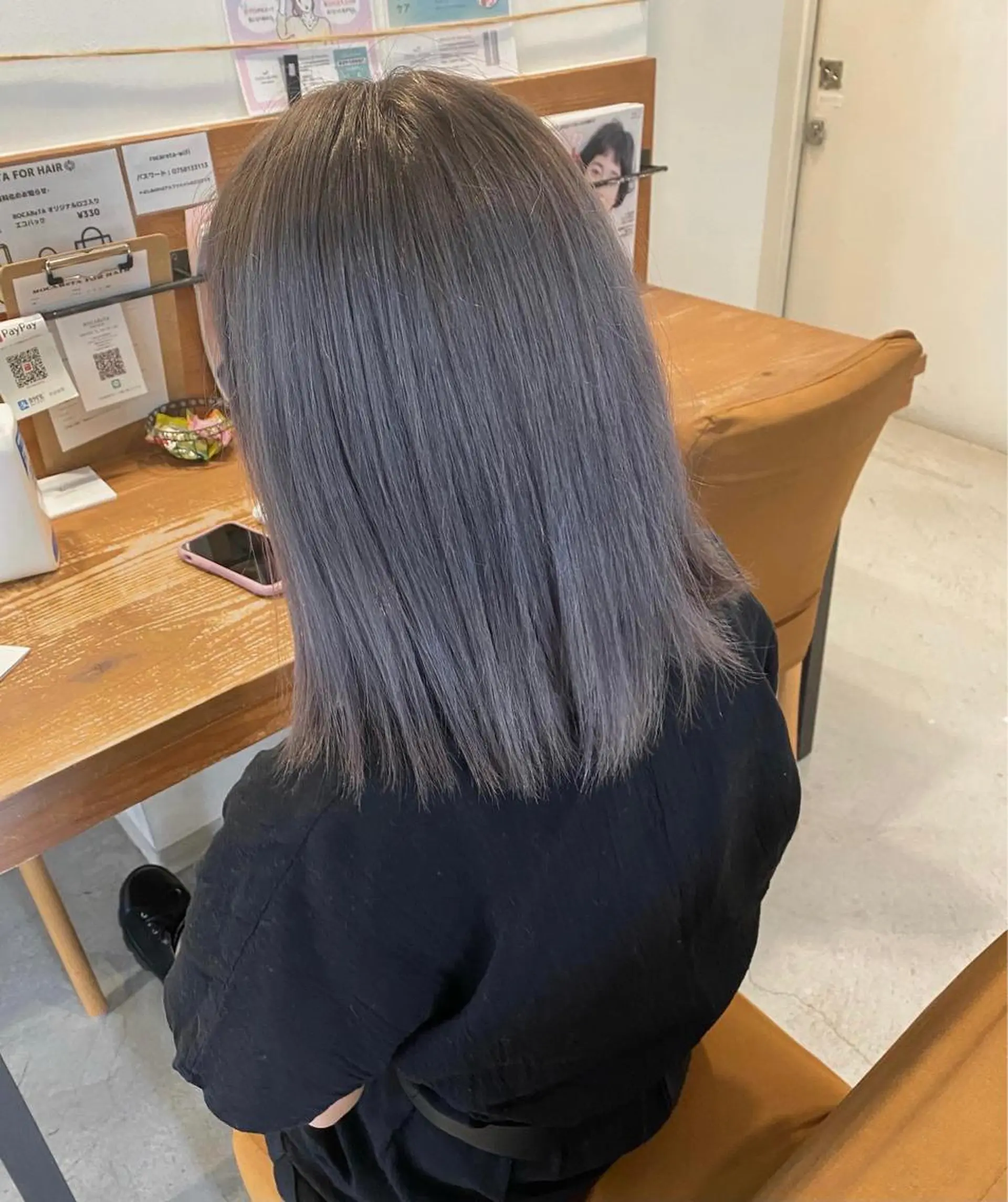 ミディアム カラー SORA.桂川店所属・内野 友貴のヘアスタイル