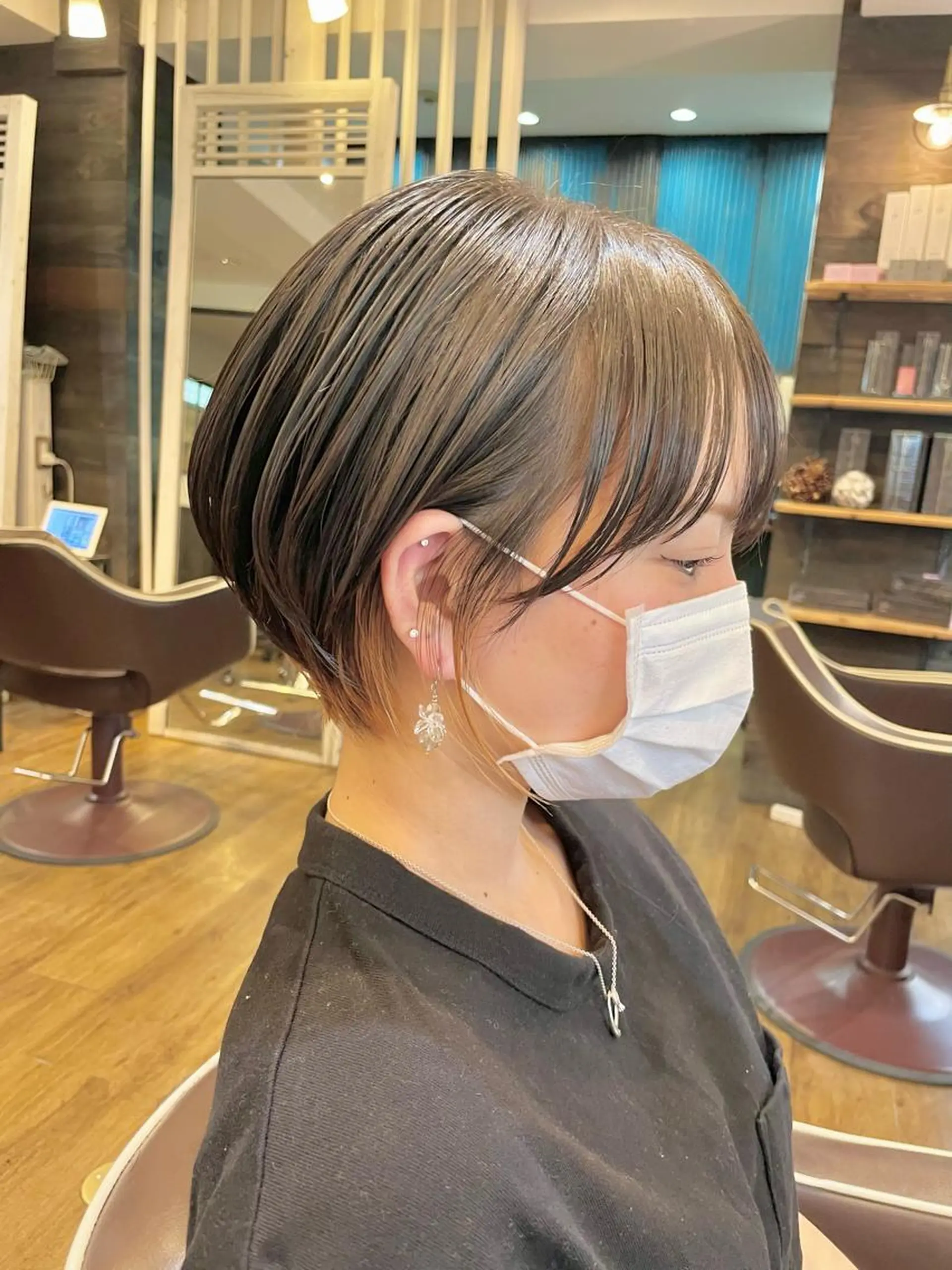 ショート カラー カット ヘアカラー トリートメント limit陽平 ショート/ボブのヘアスタイル