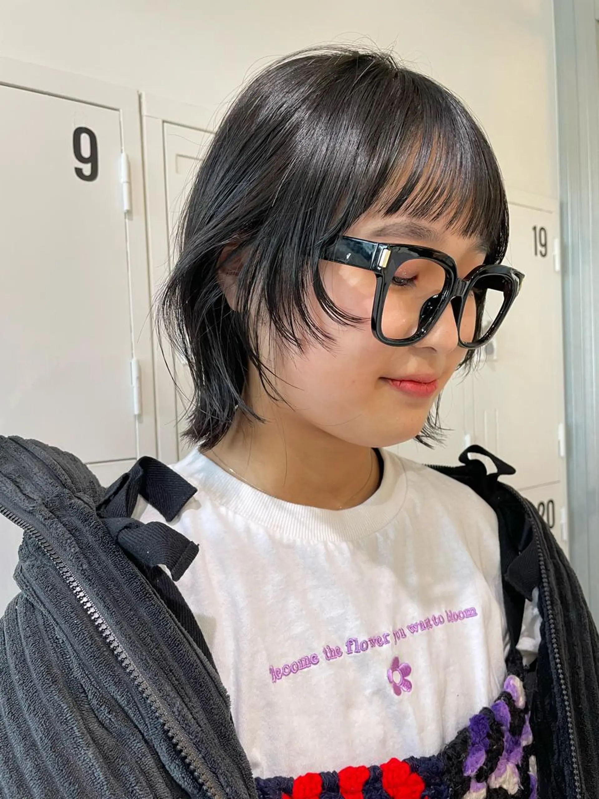 ミディアム ボブ ウルフカット ウルフボブ ウルフ/似合わせ レイヤー/RIHOのヘアスタイル