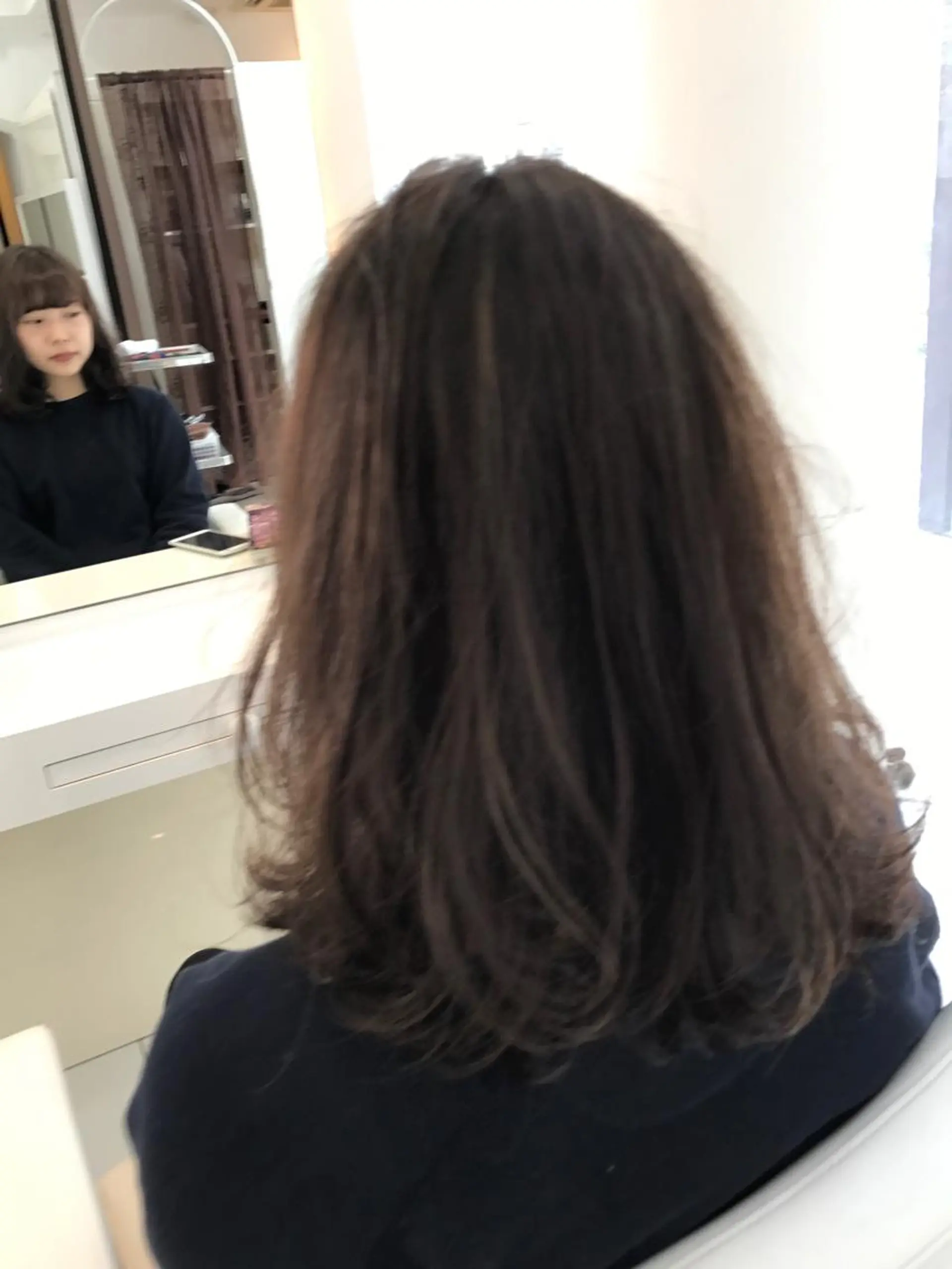 セミロング ロング カラー パーマ STAR所属・内藤 達也のヘアスタイル