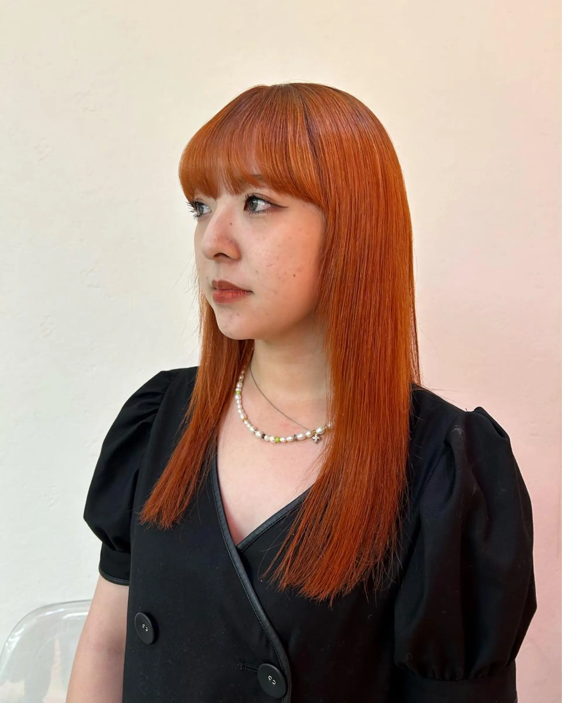 カラー 莉乃/縮毛矯正/髪質 改善/艶カラーのヘアスタイル