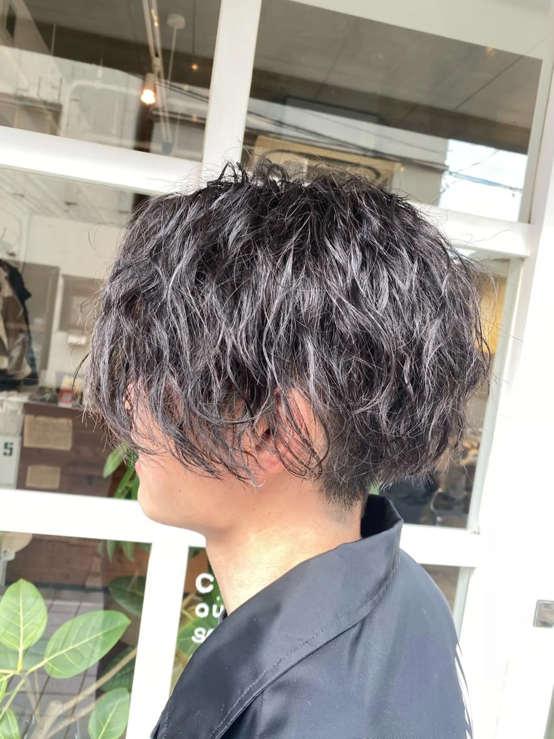 パーマ メンズ メンズパーマ メンズツイストパーマ ツイストパーマ わかばやし ゆうこのヘアスタイル