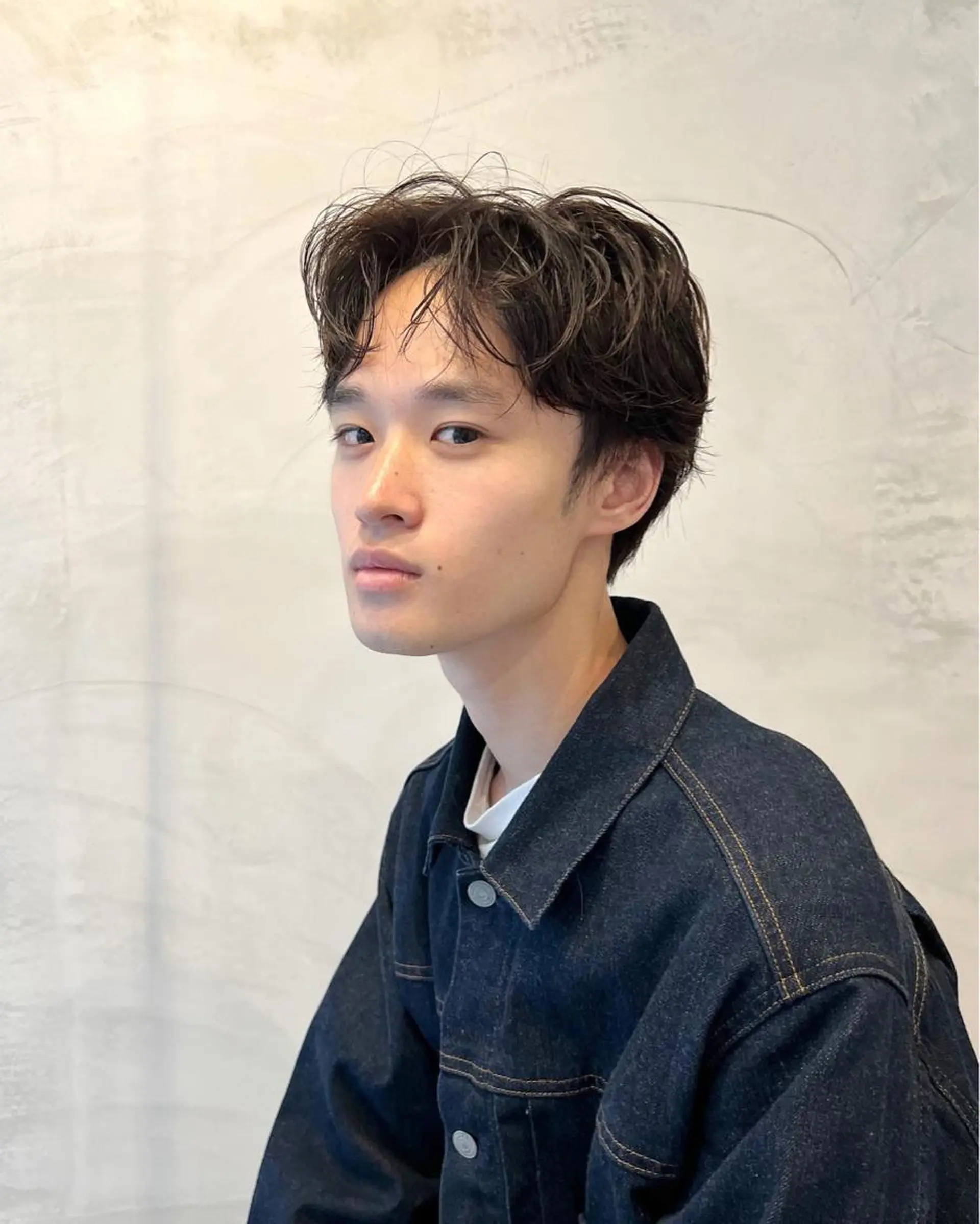 カラー パーマ メンズ メンズパーマ ニュアンスパーマ カット パーマ スパイキーショート/ メンズヘア/hugeのヘアスタイル