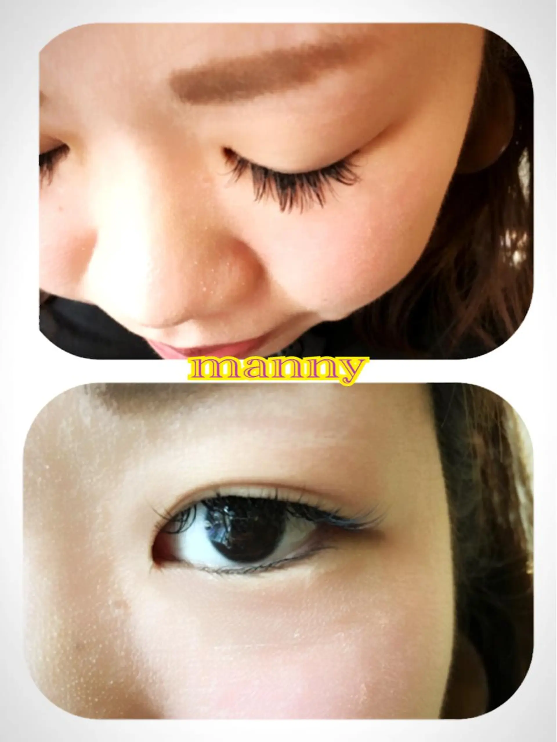 マツエク・マツパ Cカール 目尻長め manny eyelashのマツエク・マツパデザイン