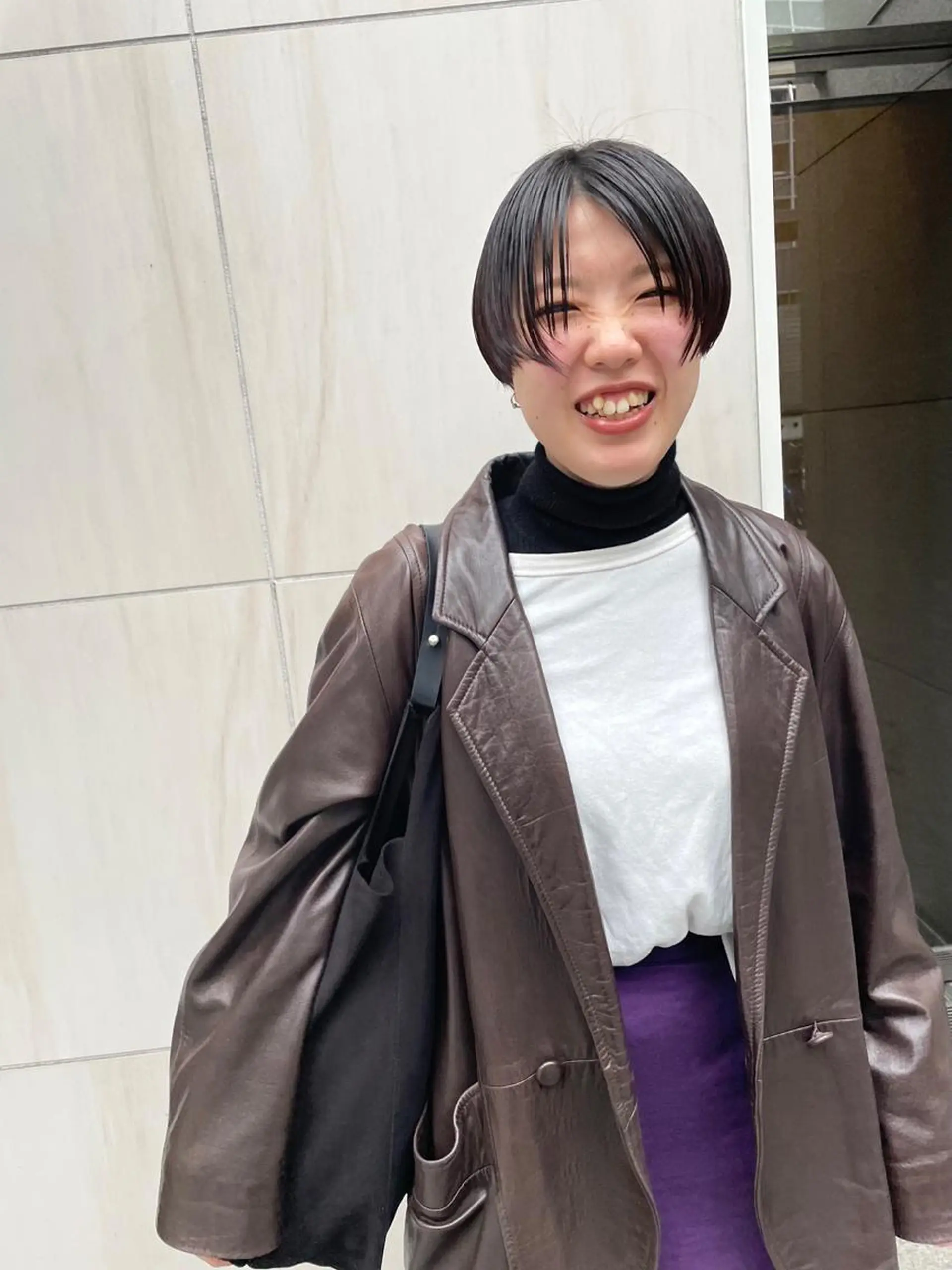 ショート カラー パーマ ヘアアレンジ メンズ キッズ ネイル マツエク・マツパ ハンサムショート ショートヘア ショートネイル カット ヘアカラー トリートメント tatsumi/ボブ ウルフ/レイヤーのヘアスタイル