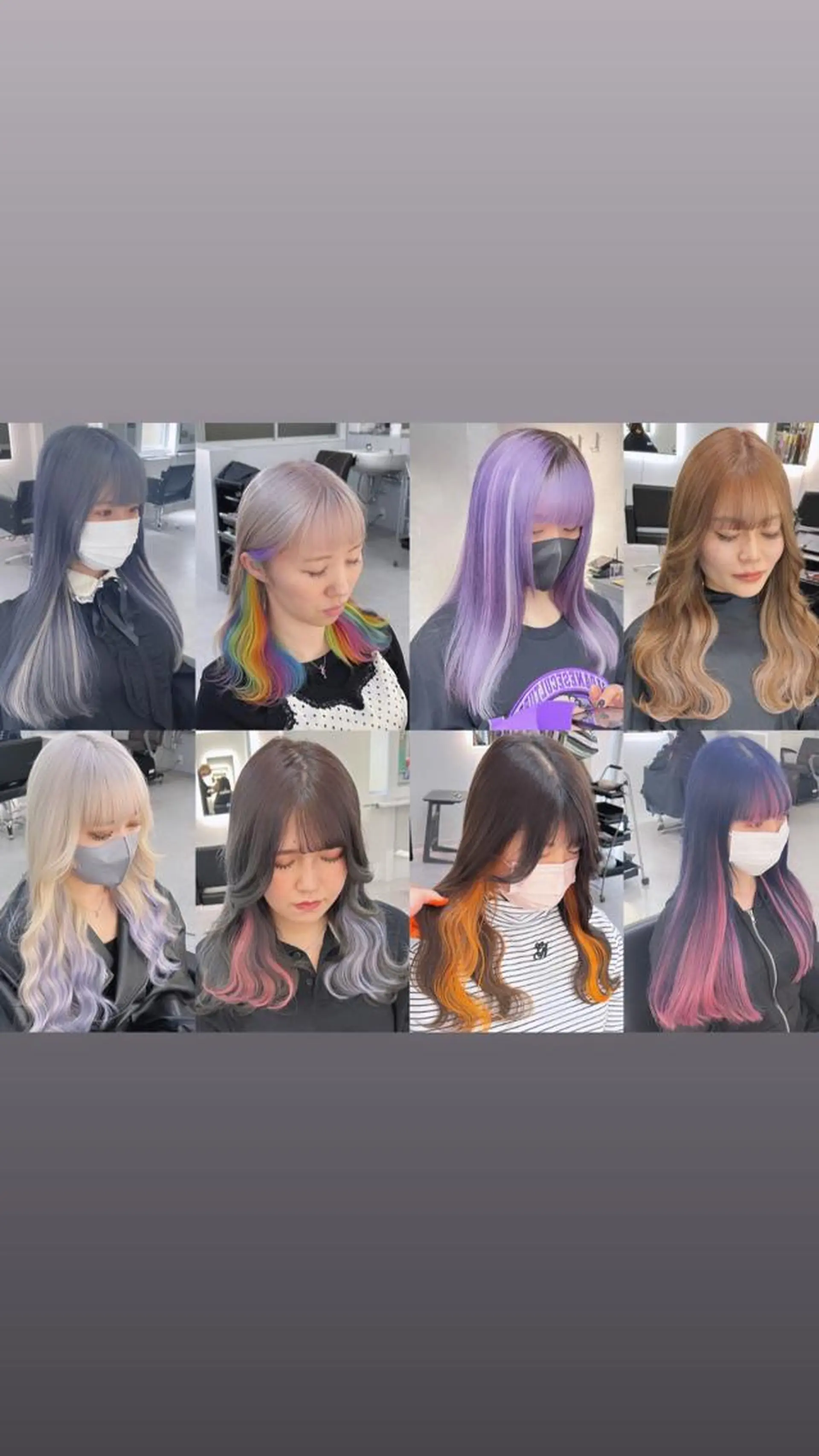セミロング カラー シールエクステ ベージュカラー ブリーチ ダブルカラー イヤリングカラー ヘアカラー トリートメント Cielroシェイロ所属・ブリーチ&エクステ 🥀ケアカラー特化のヘアスタイル