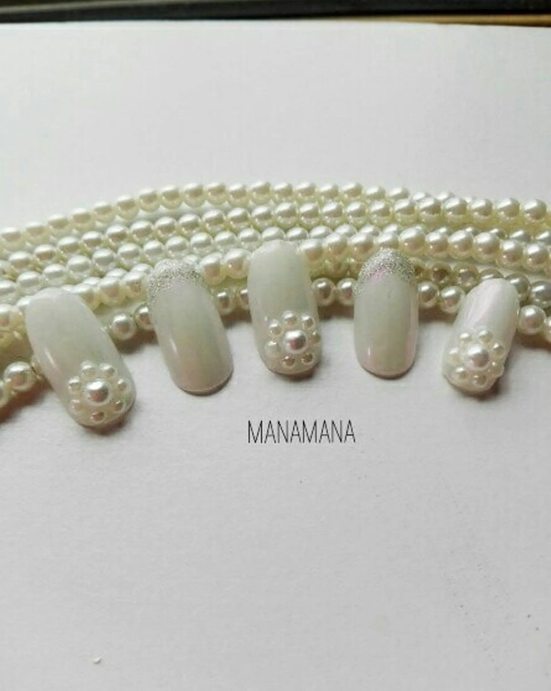 ネイル フラワーネイル ブライダルネイル MANA MANAのネイルデザイン