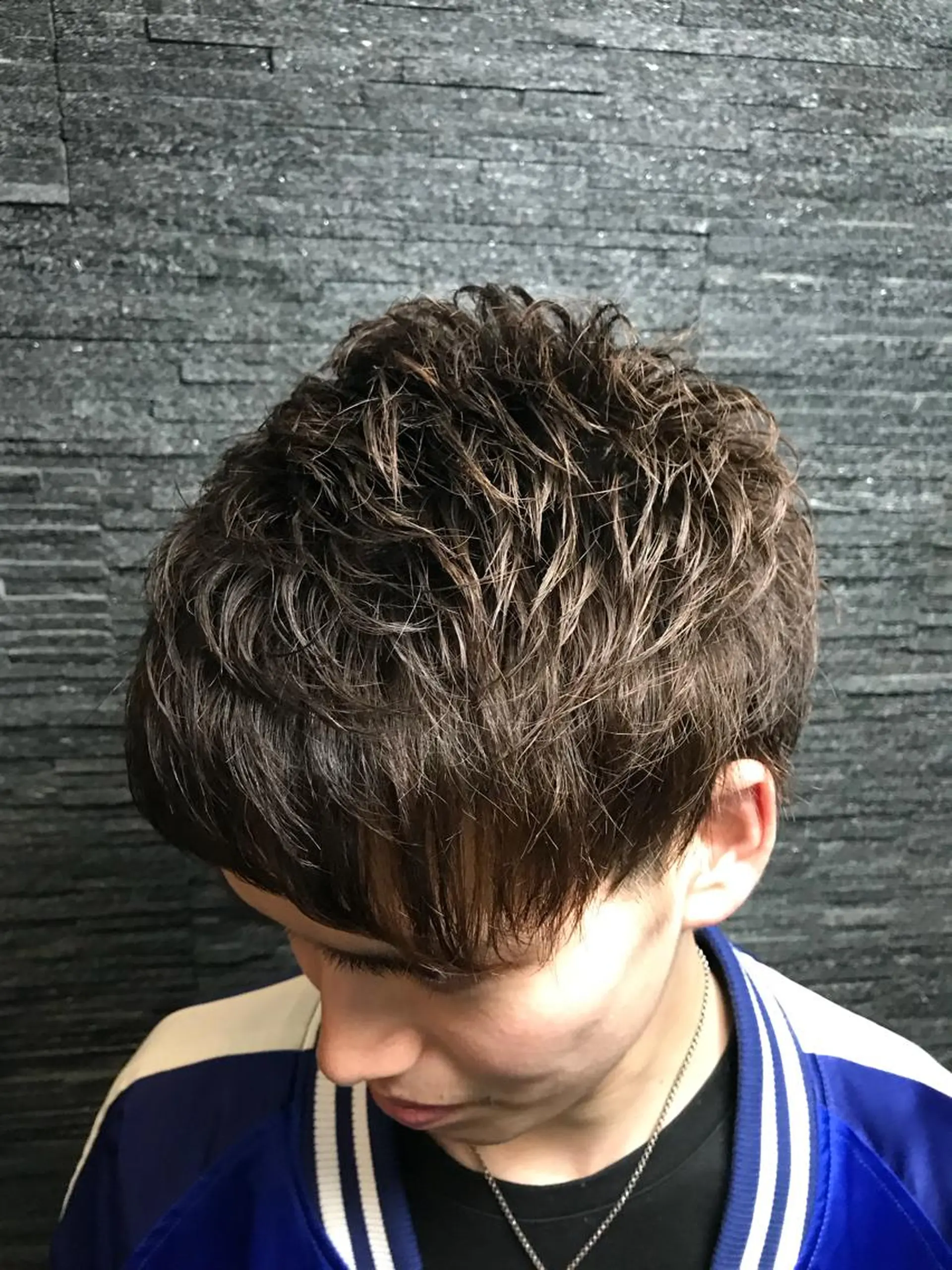 ショート パーマ くせ毛 ショートヘア barbershop 神楽坂店所属・💈 クラモトダイセイのヘアスタイル