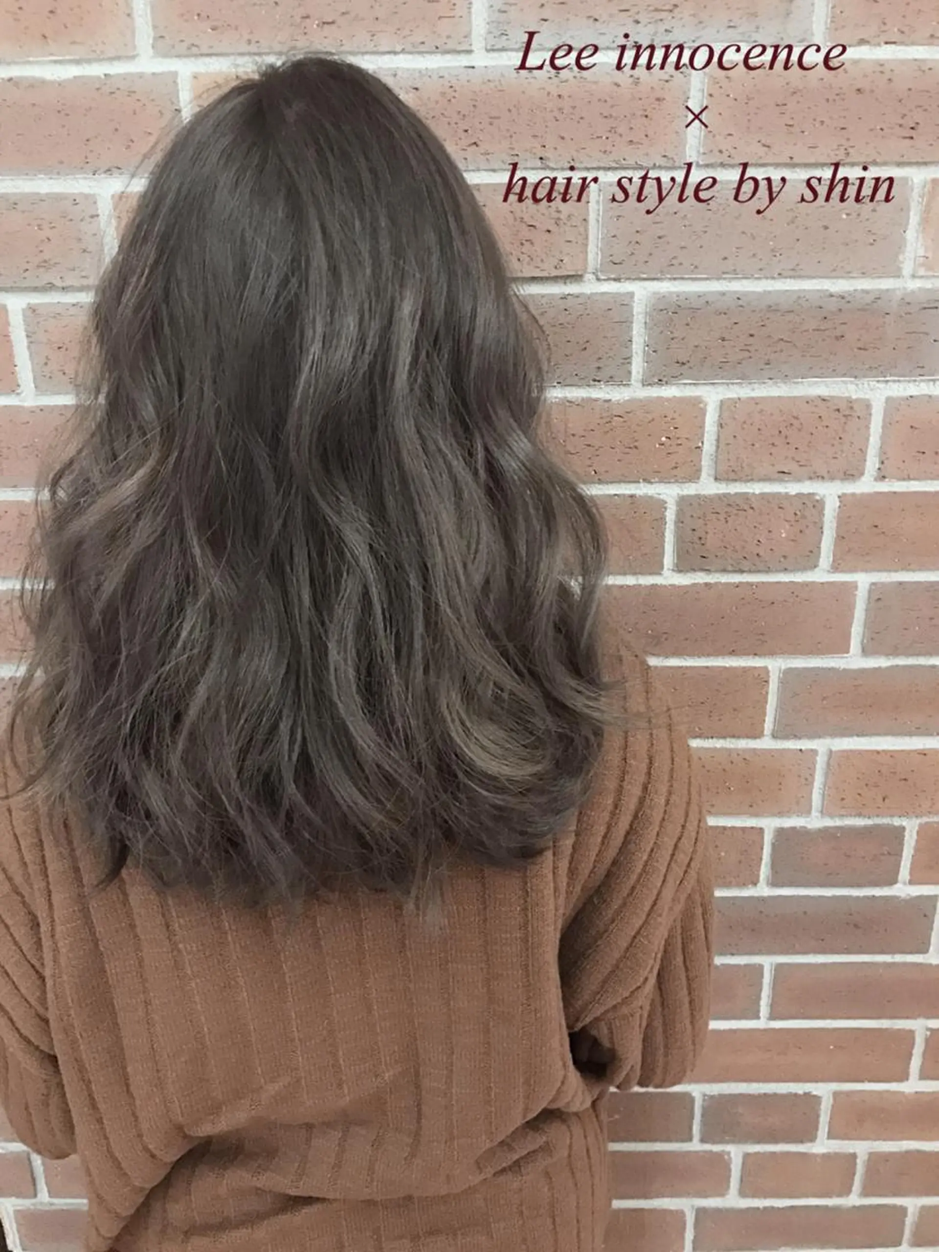 ミディアム セミロング ロング カラー パーマ アッシュ アッシュグレー グレージュ カラー/髪質改善スペ シャリスト宮本　伸一のヘアスタイル