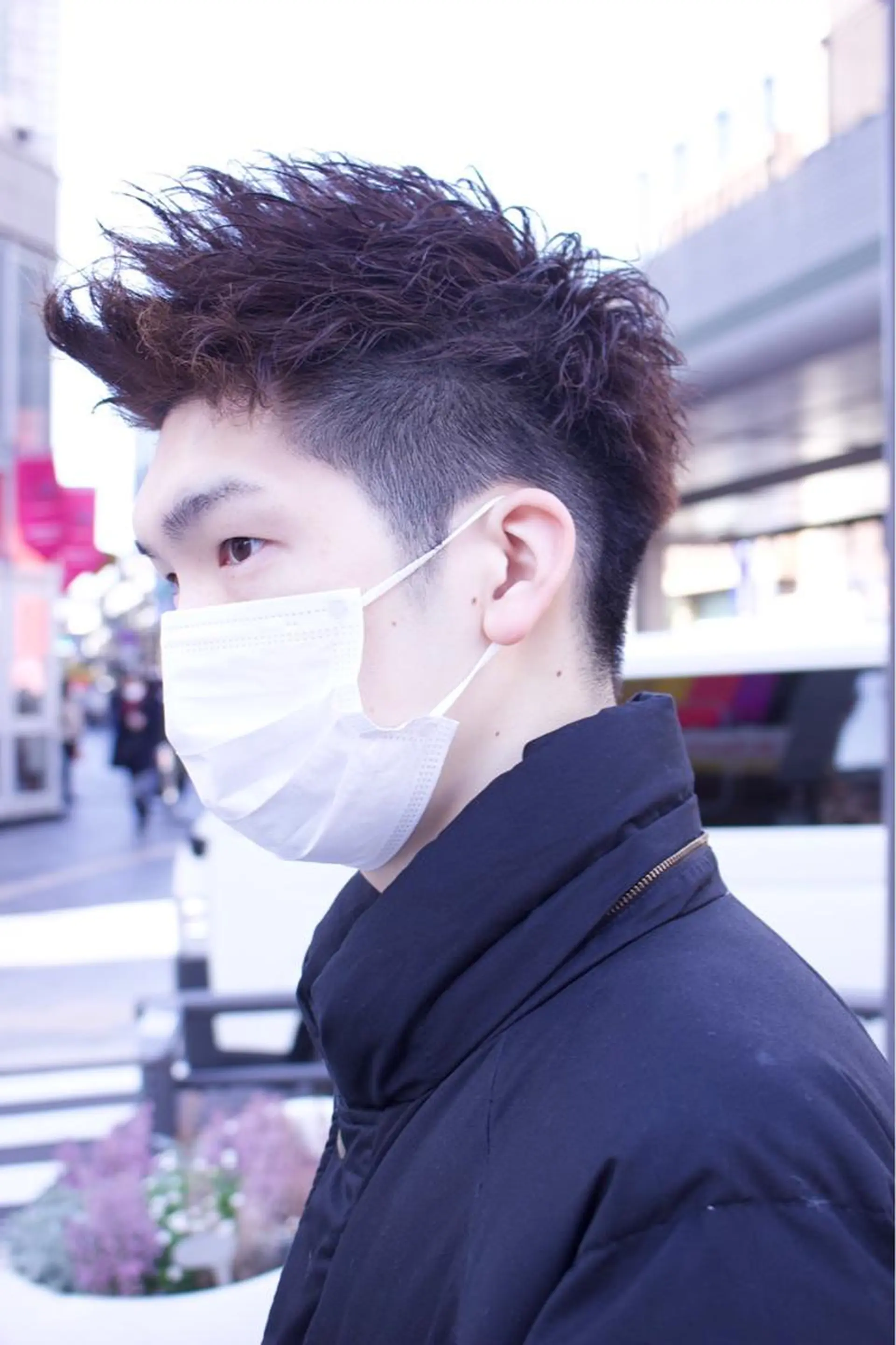 ショート パーマ メンズ 大泉 和也のヘアスタイル