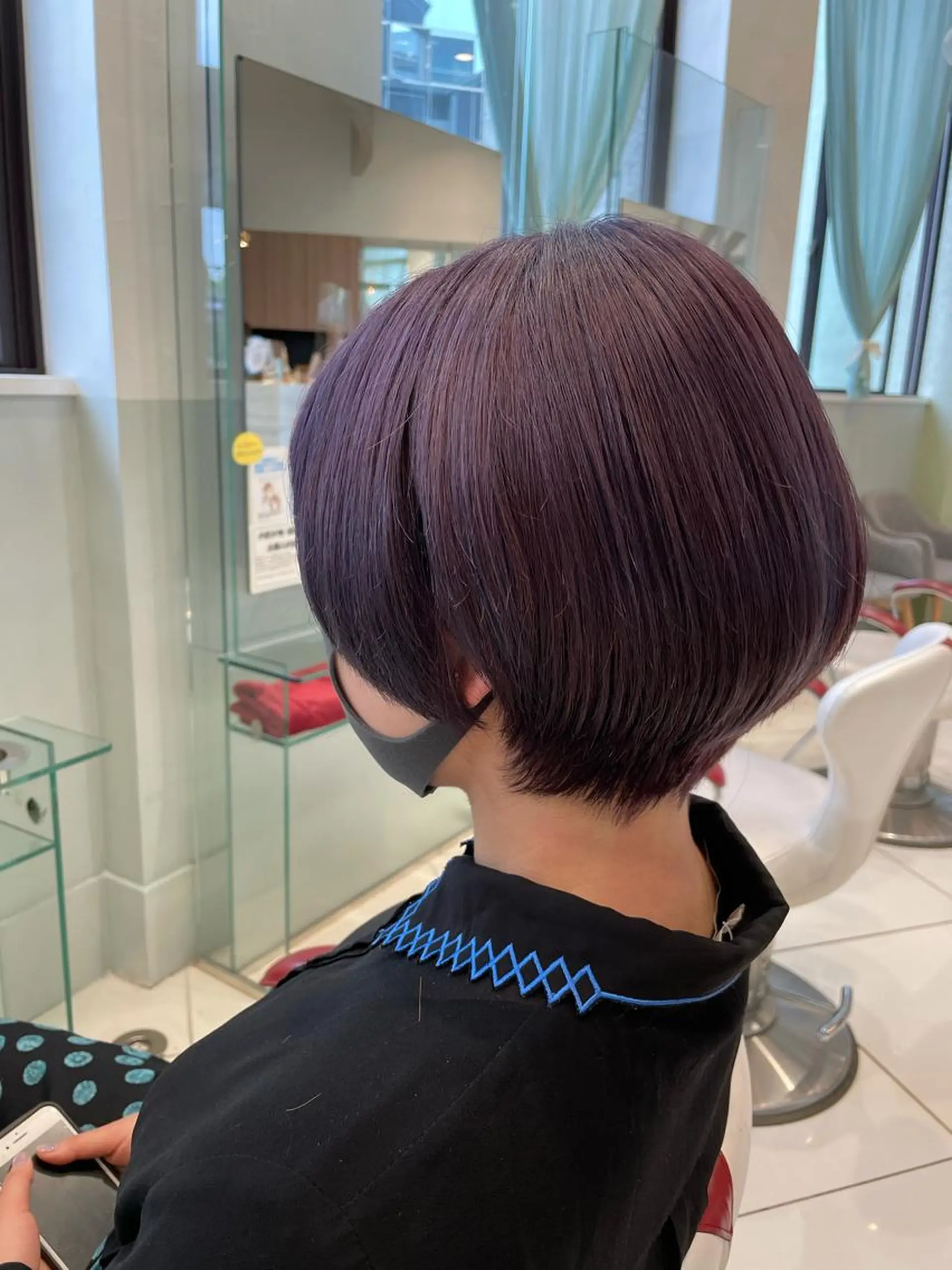 ショート カラー SALOWIN京都河原町Suite店所属・✨石乃宮 龍✨京都河原町✨のヘアスタイル