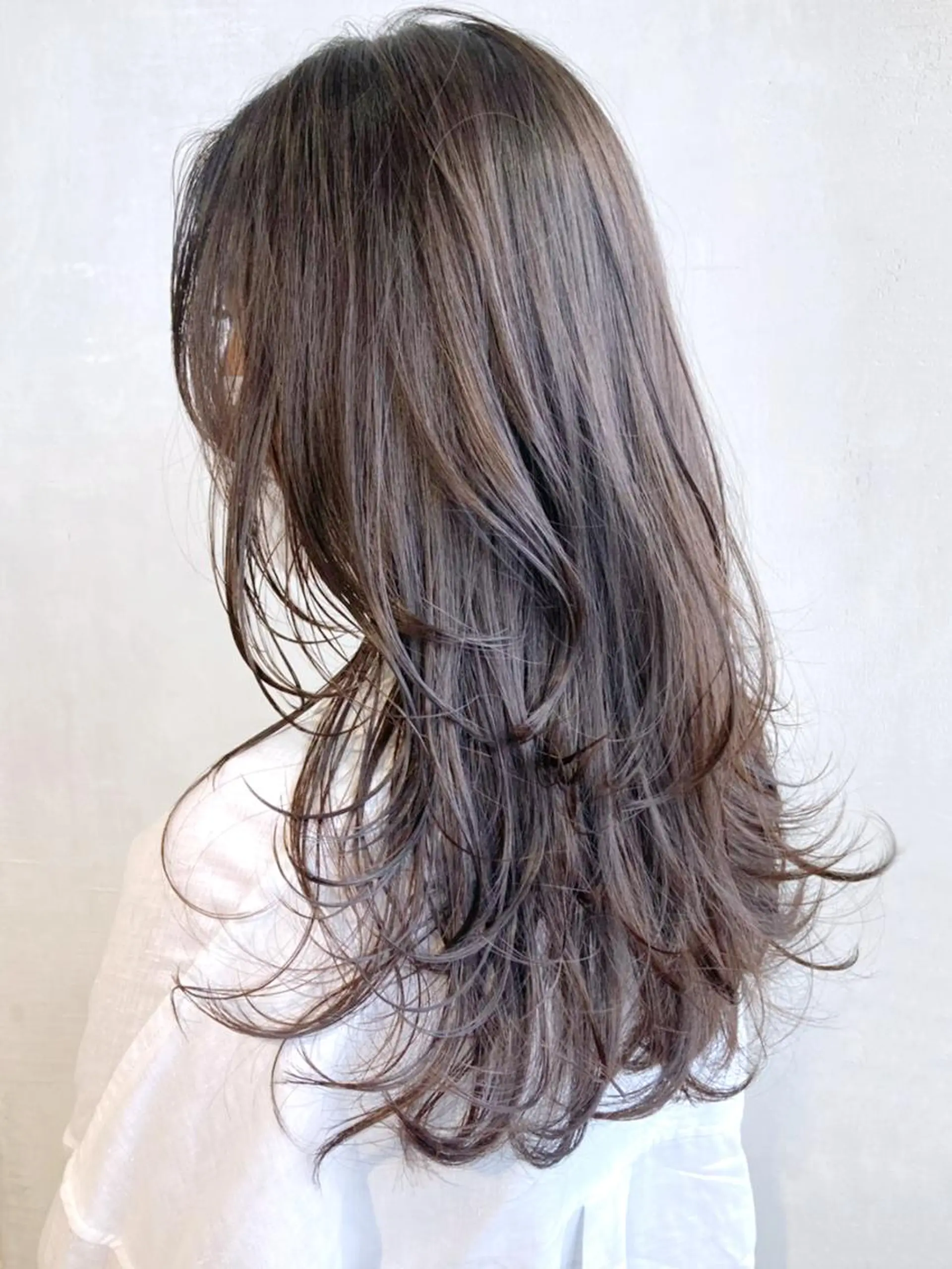 セミロング カラー パーマ ヘアアレンジ レイヤーカット ITbyALBUM 浦和店のヘアスタイル