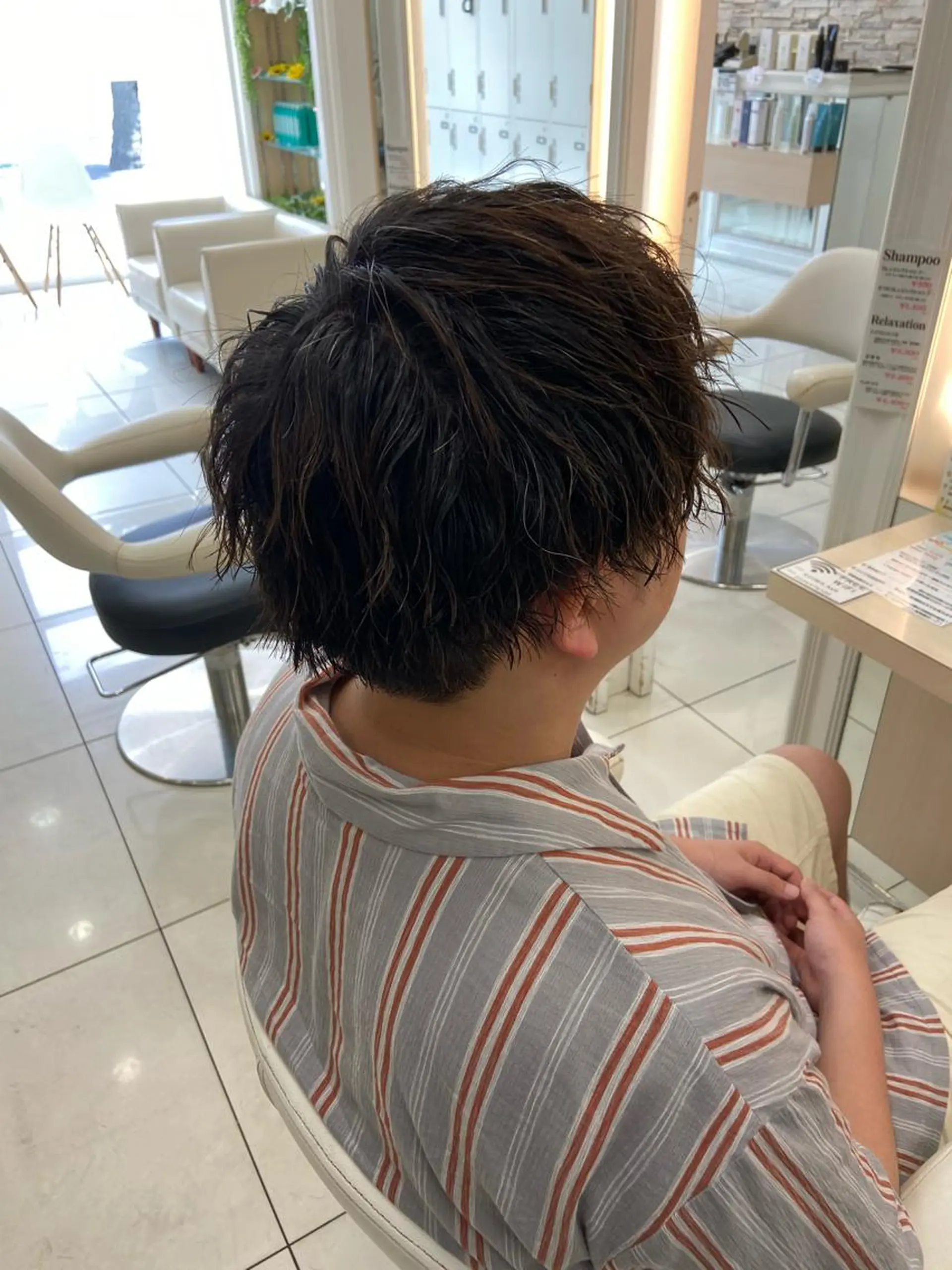 ミディアム パーマ 🫧ふくだ りな 🕊のヘアスタイル