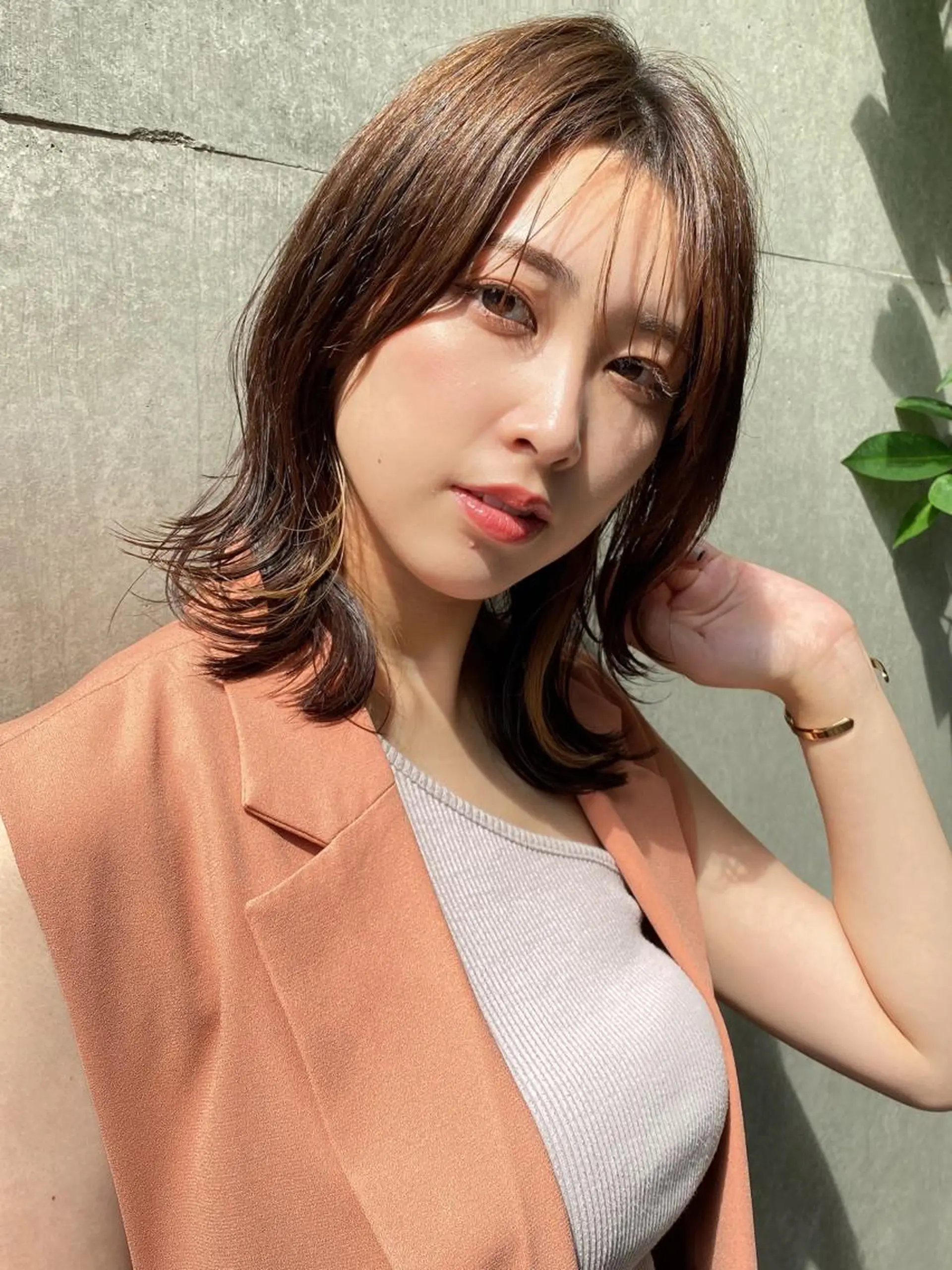 ミディアム カット ヘアカラー トリートメント ヘアセット また会いたくなる 美容師【KENTA】のヘアスタイル