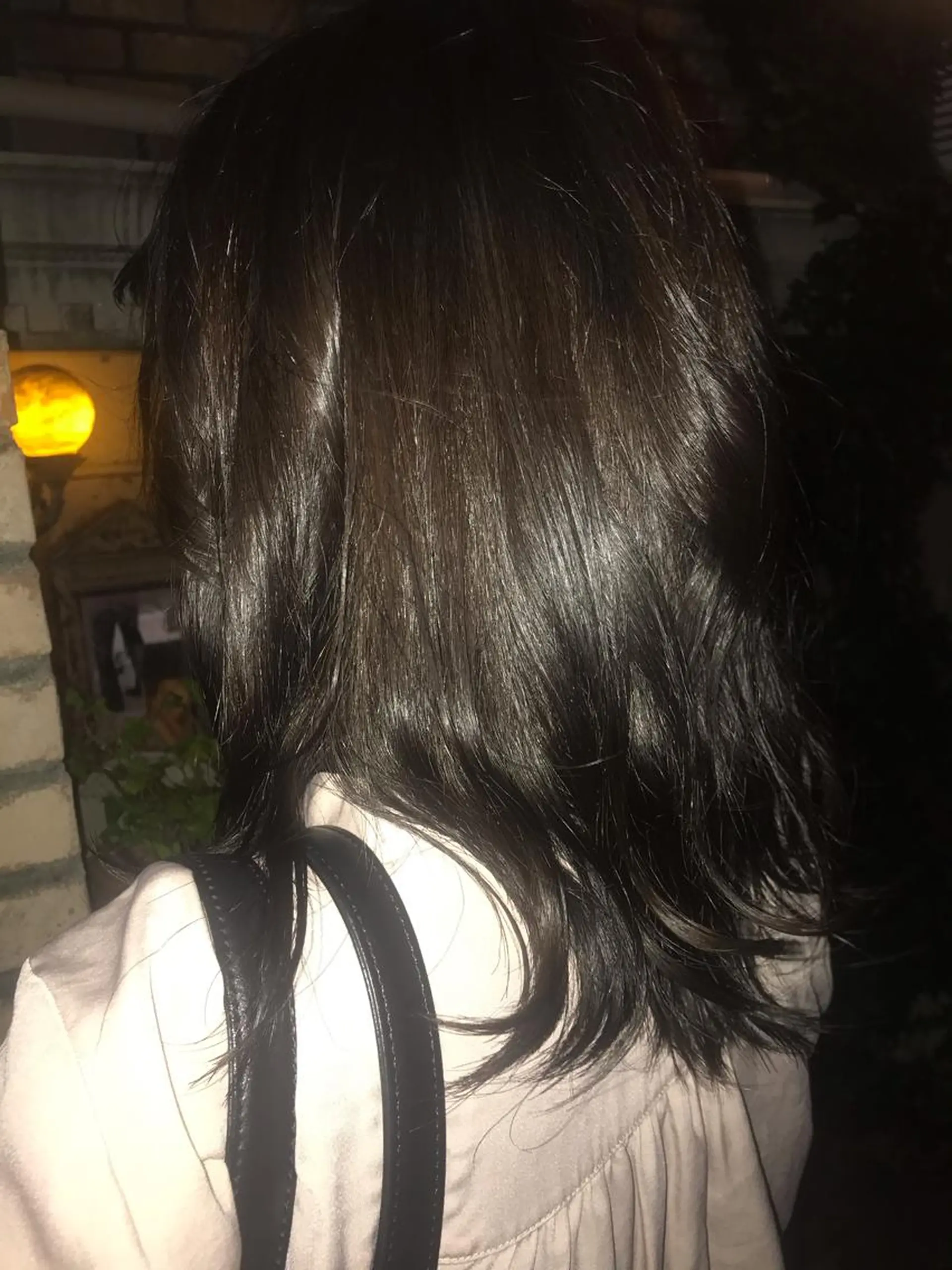 セミロング カラー お任せヘア☘️☘️ 及川渚のヘアスタイル