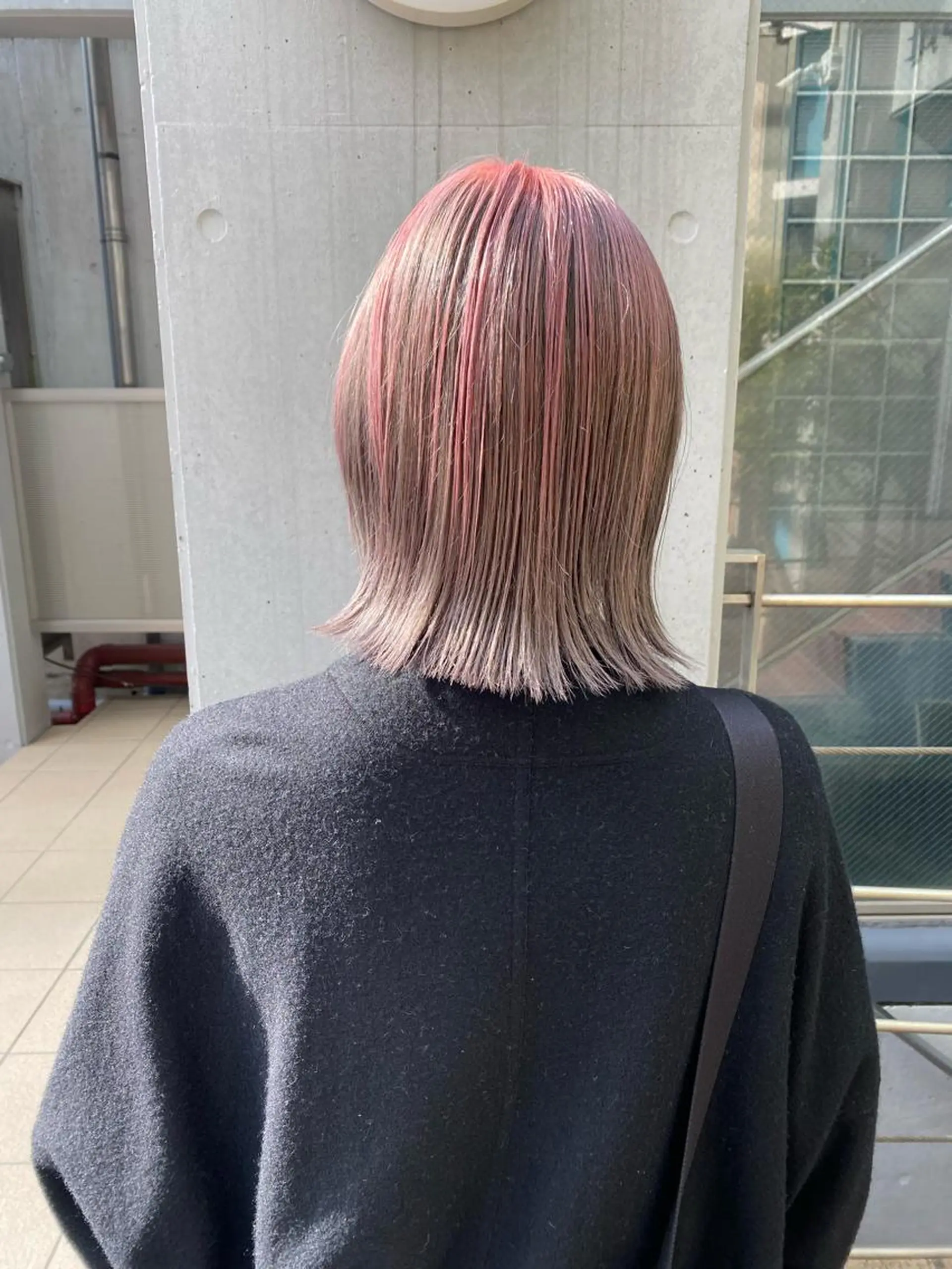 ミディアム ボブ レイヤーカット /透明感/千葉怜寿のヘアスタイル