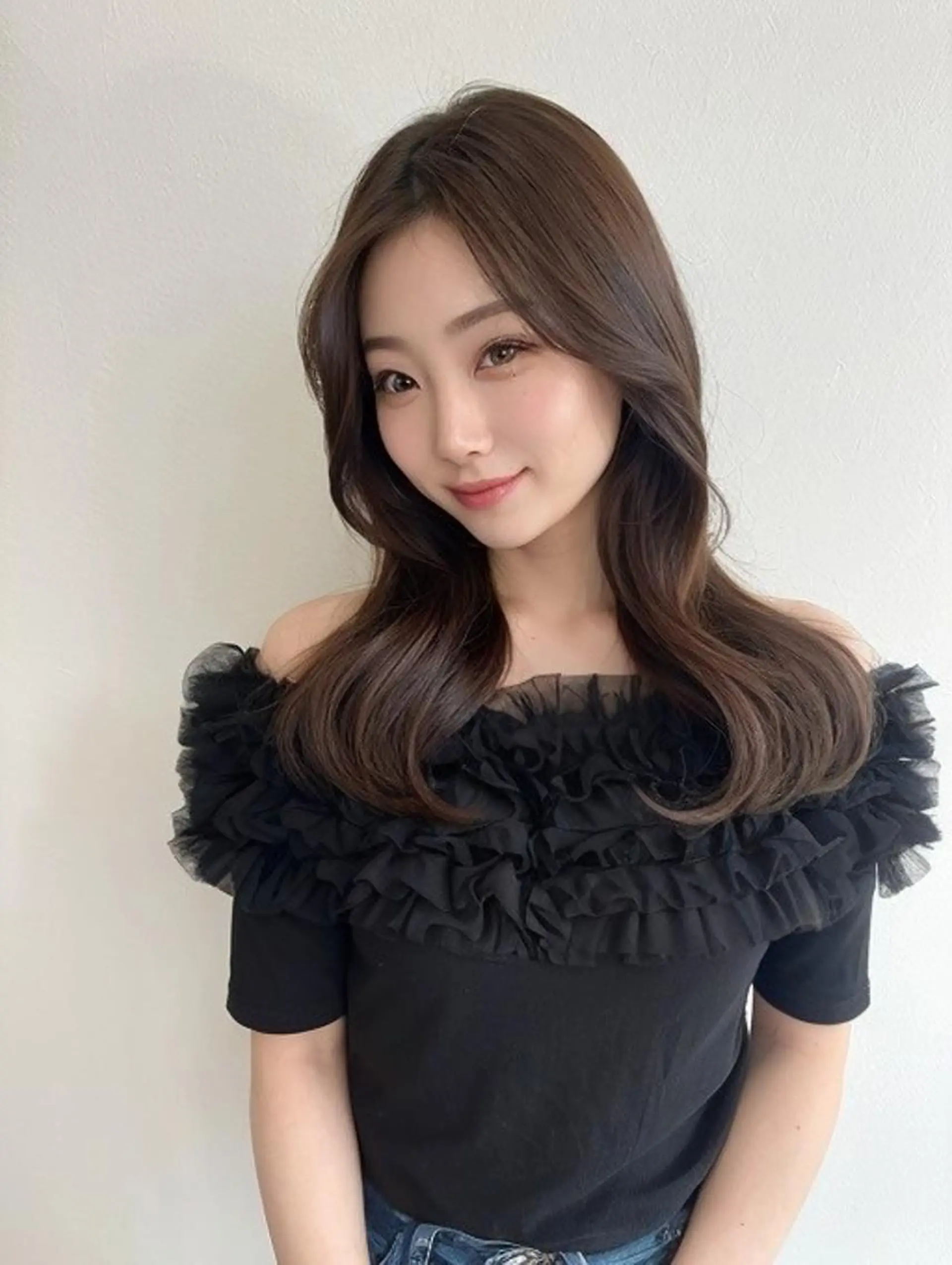 ロング カラー ヘアアレンジ 透明感爆モテカラー Hitoshiのヘアスタイル