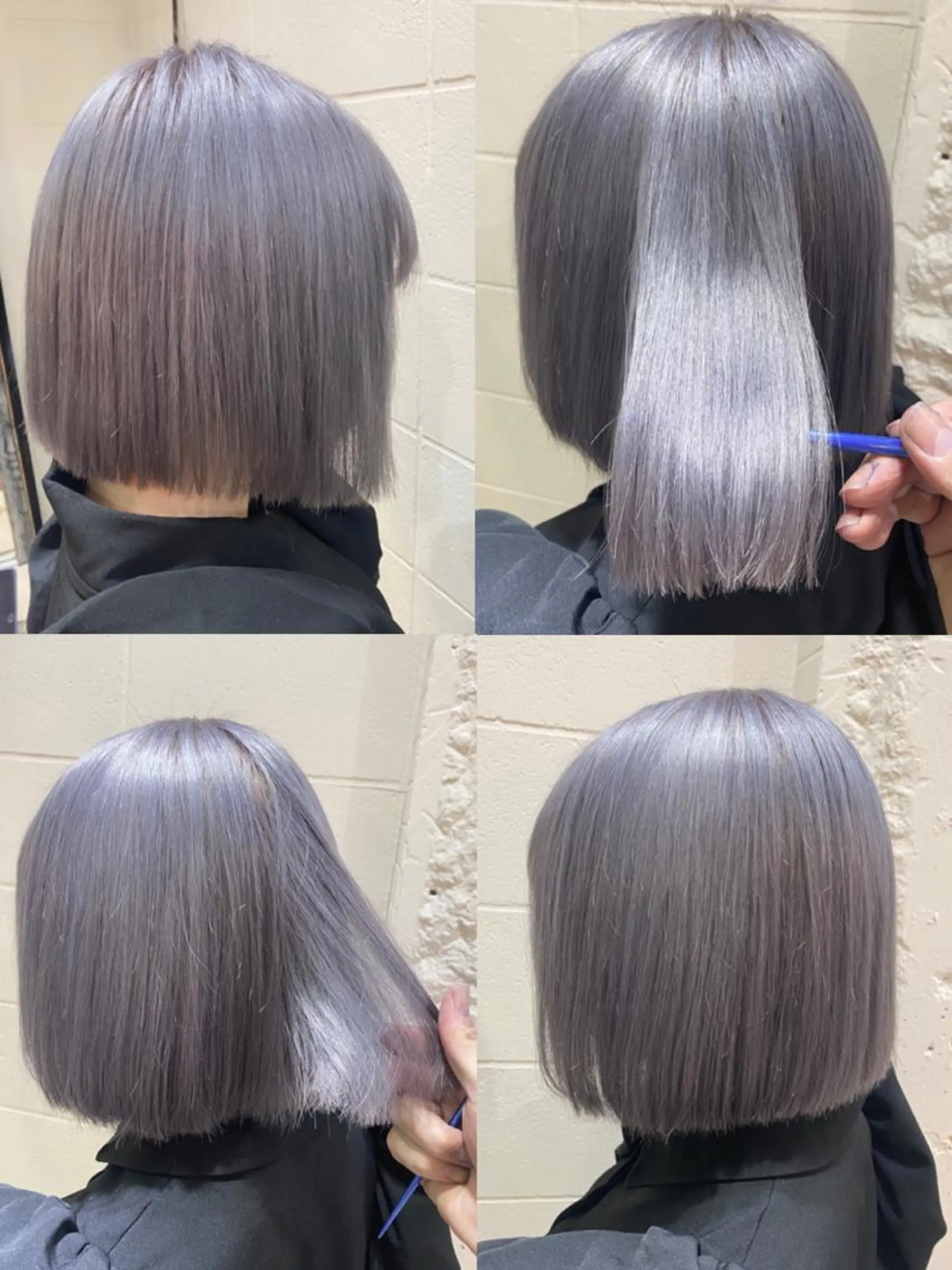 ミディアム カラー ササ キのヘアスタイル