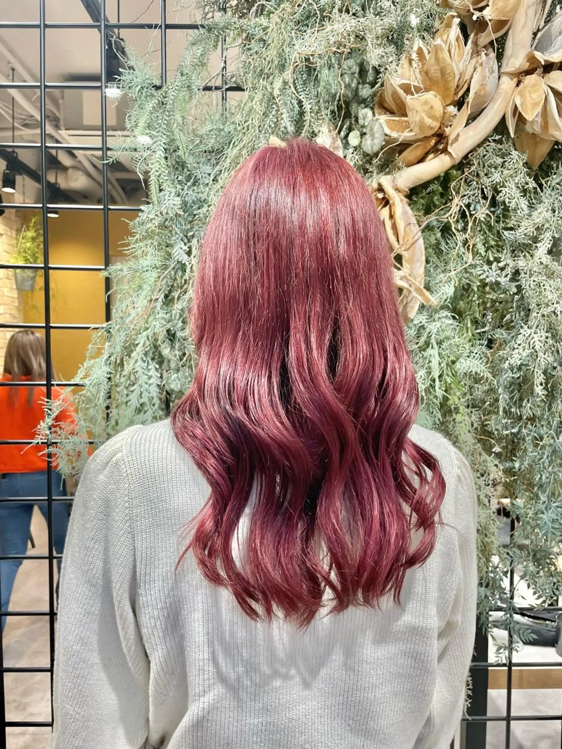 ロング カラー ヘアアレンジ ピンクカラー 韓国マツエク/まつパ 🎀misaki🎀のマツエク・マツパデザイン