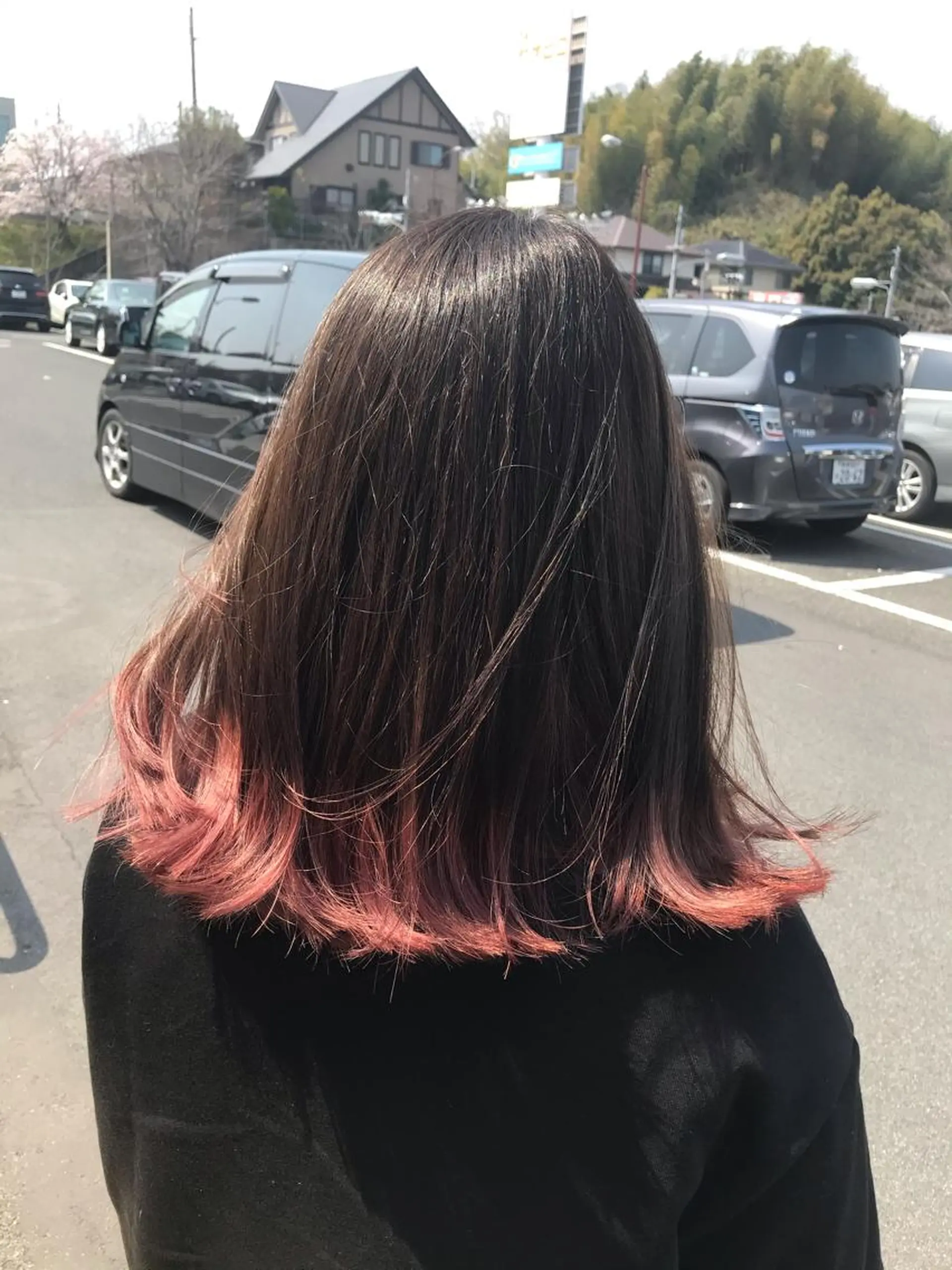 ミディアム カラー [髪質改善] 北生駒 店長/古居聖理のヘアスタイル