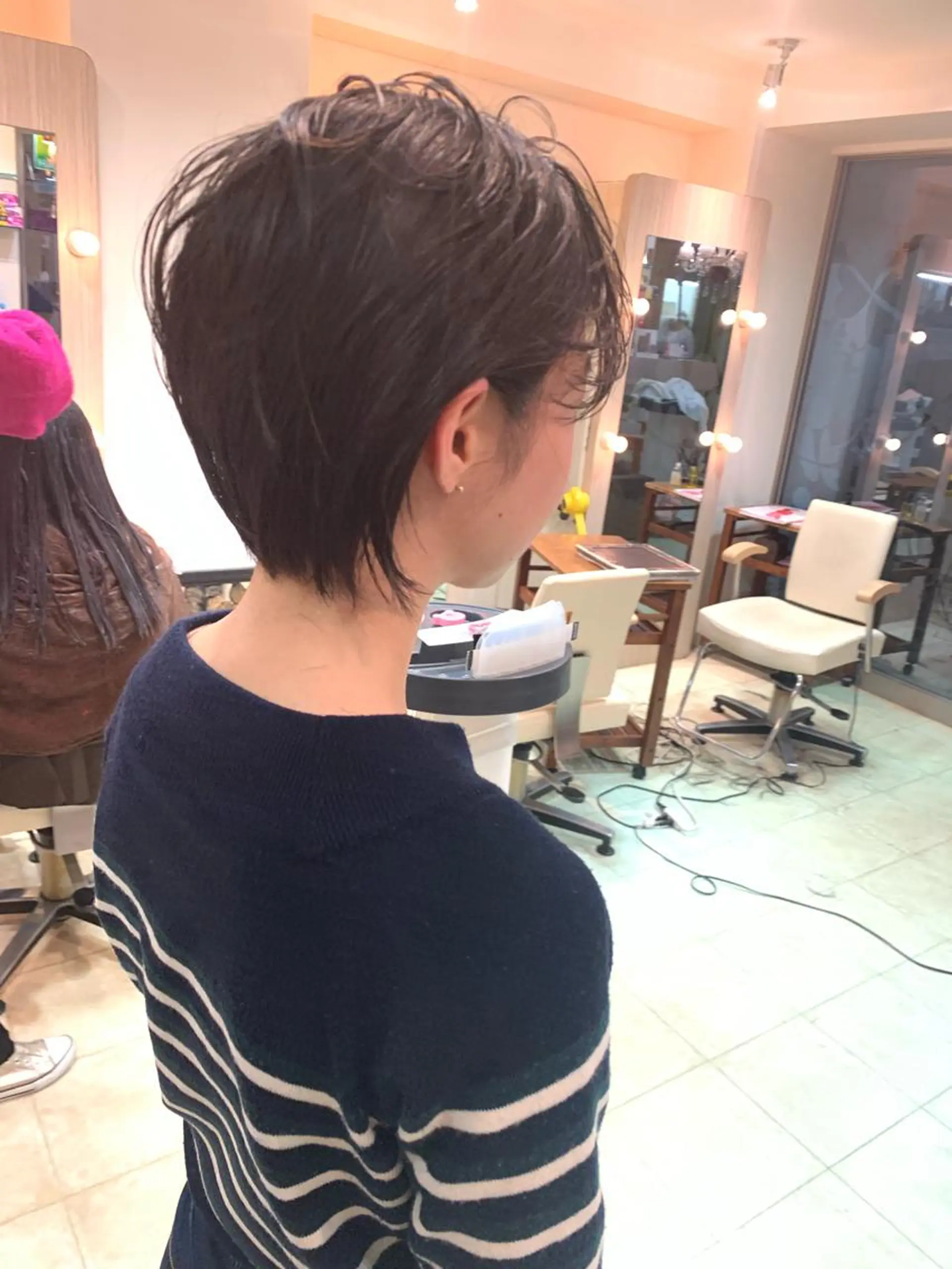 ショート カラー パーマ ショートヘア nishimura makotoのヘアスタイル