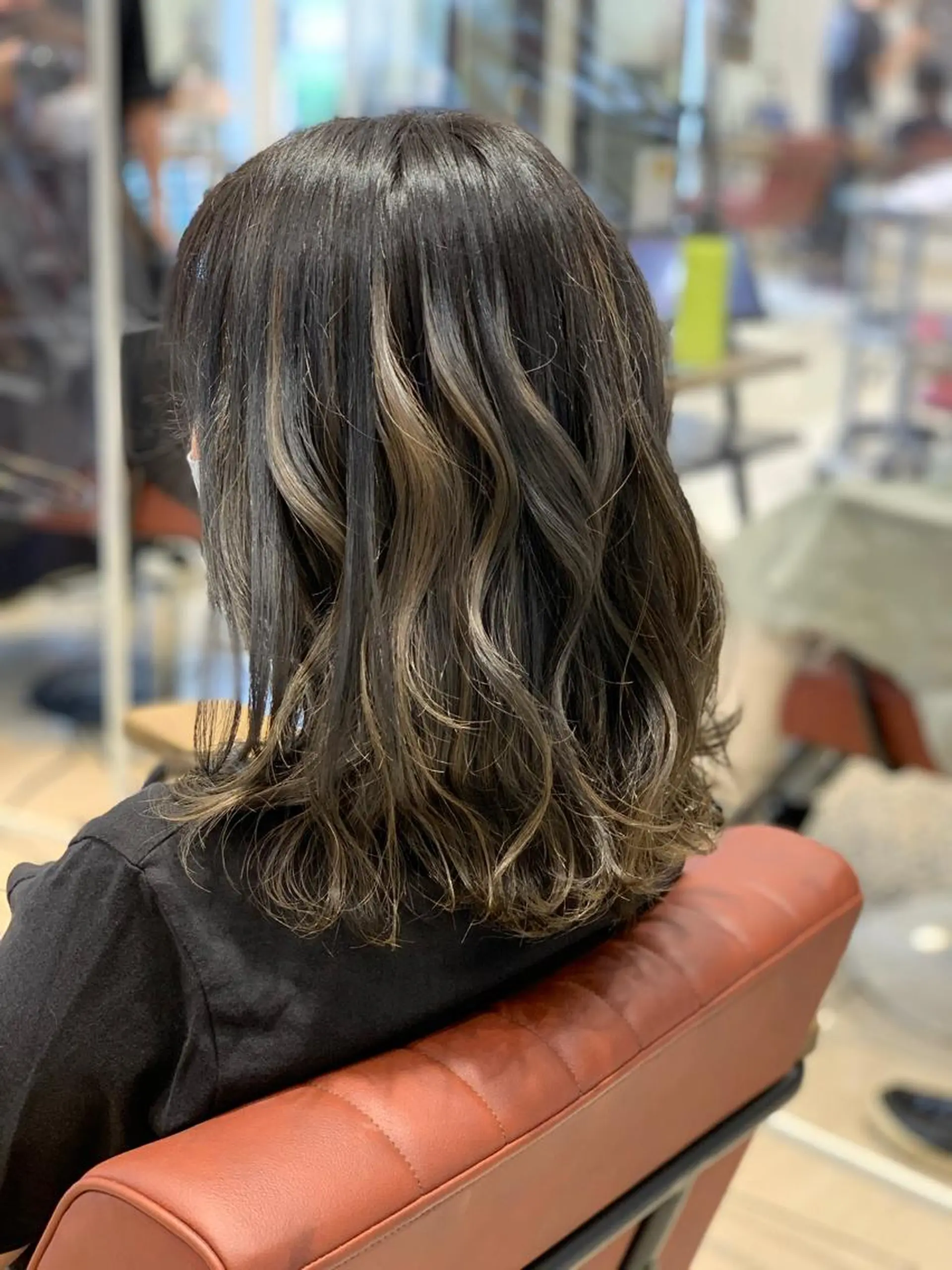 ミディアム カラー ヘアカラー 髪質改善カラーリスト /根本雄貴のヘアスタイル