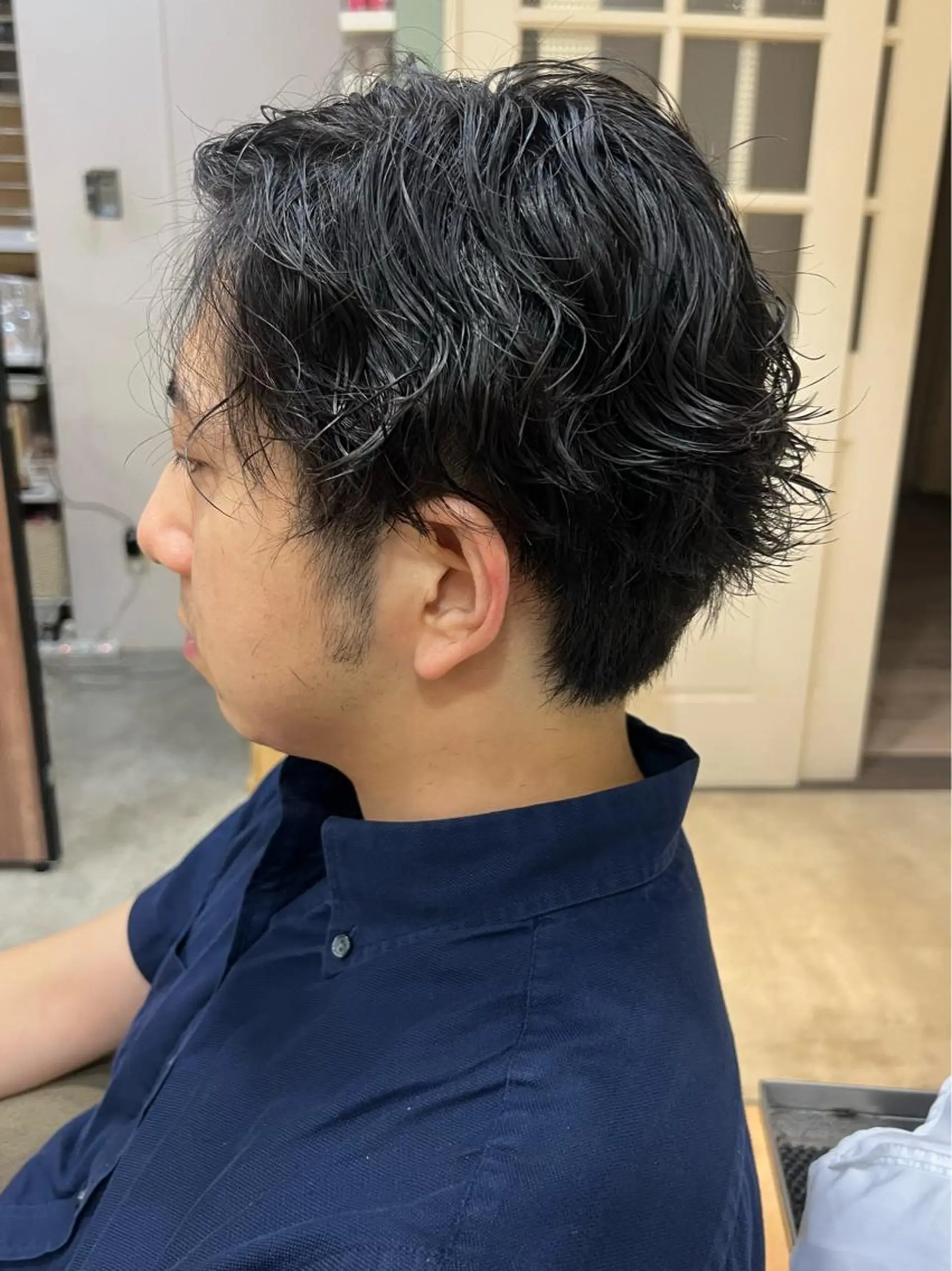 パーマ メンズ 石原 姫菜のヘアスタイル