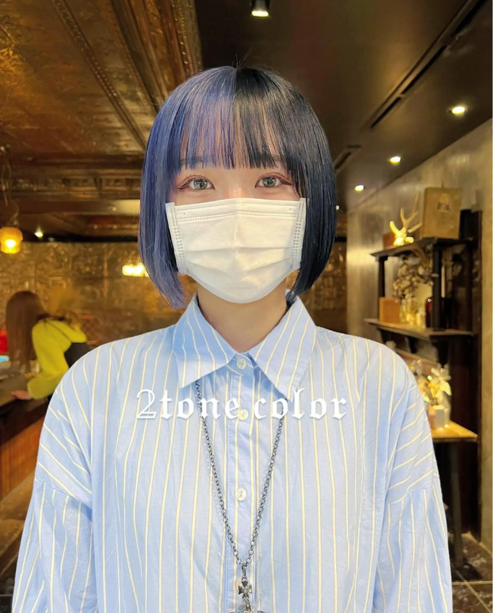 ミディアム カラー ヘアカラー haco＋所属・圧倒的デザイン力 店長🎨RENAのヘアスタイル