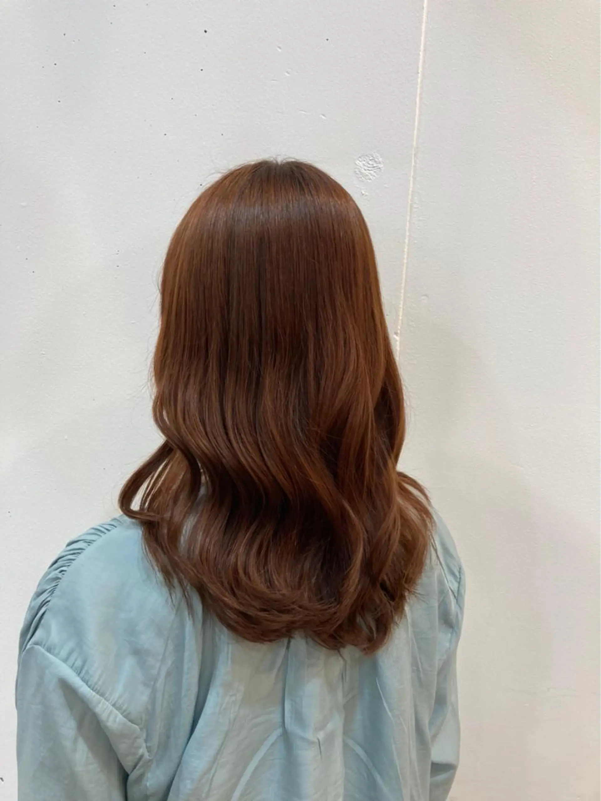 ロング カラー 透明感カラー 似合わせカット トリートメント オザキクウガ/ ブリーチ/髪質改善のヘアスタイル