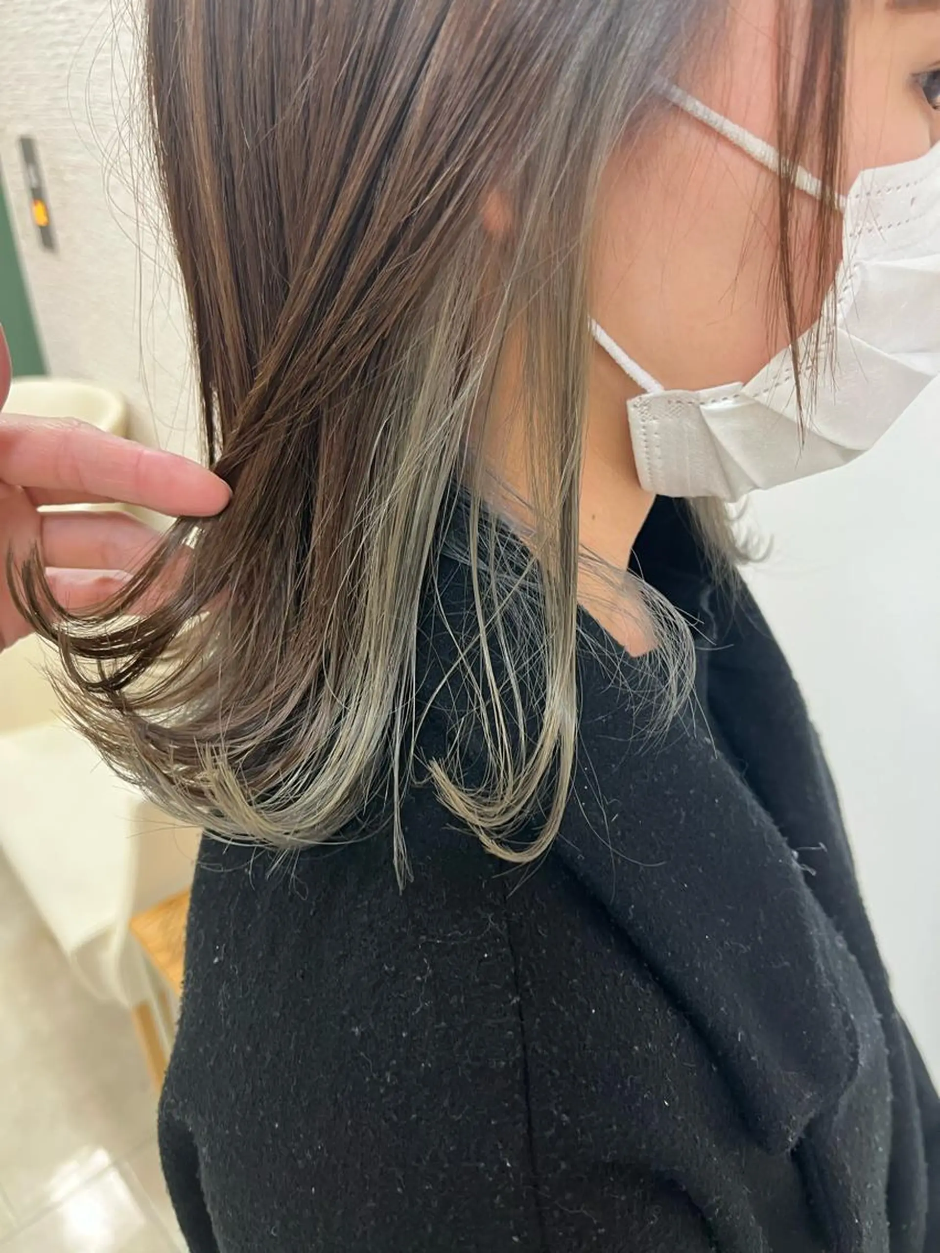 セミロング カラー 暖色専門美容師🎀 お客様満足度◎のヘアスタイル