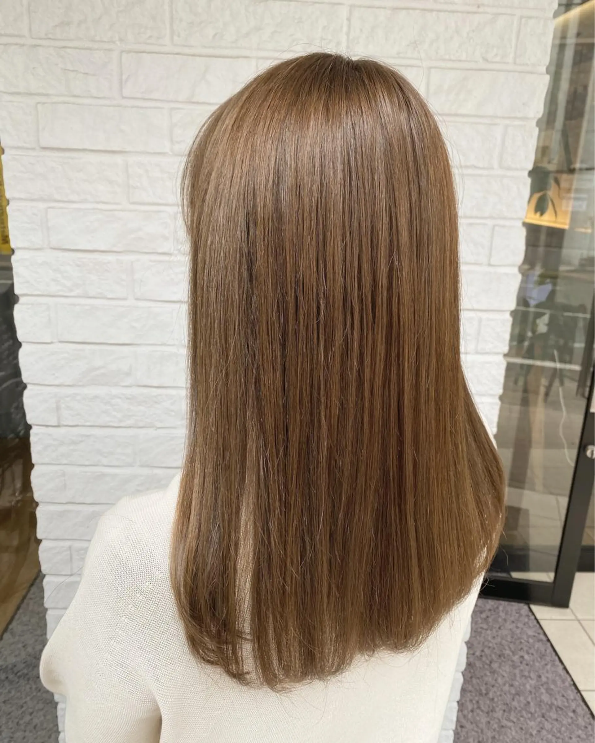 セミロング カラー ヘアアレンジ カット 縮毛矯正 トリートメント ◎モチマル チアキ◎のヘアスタイル