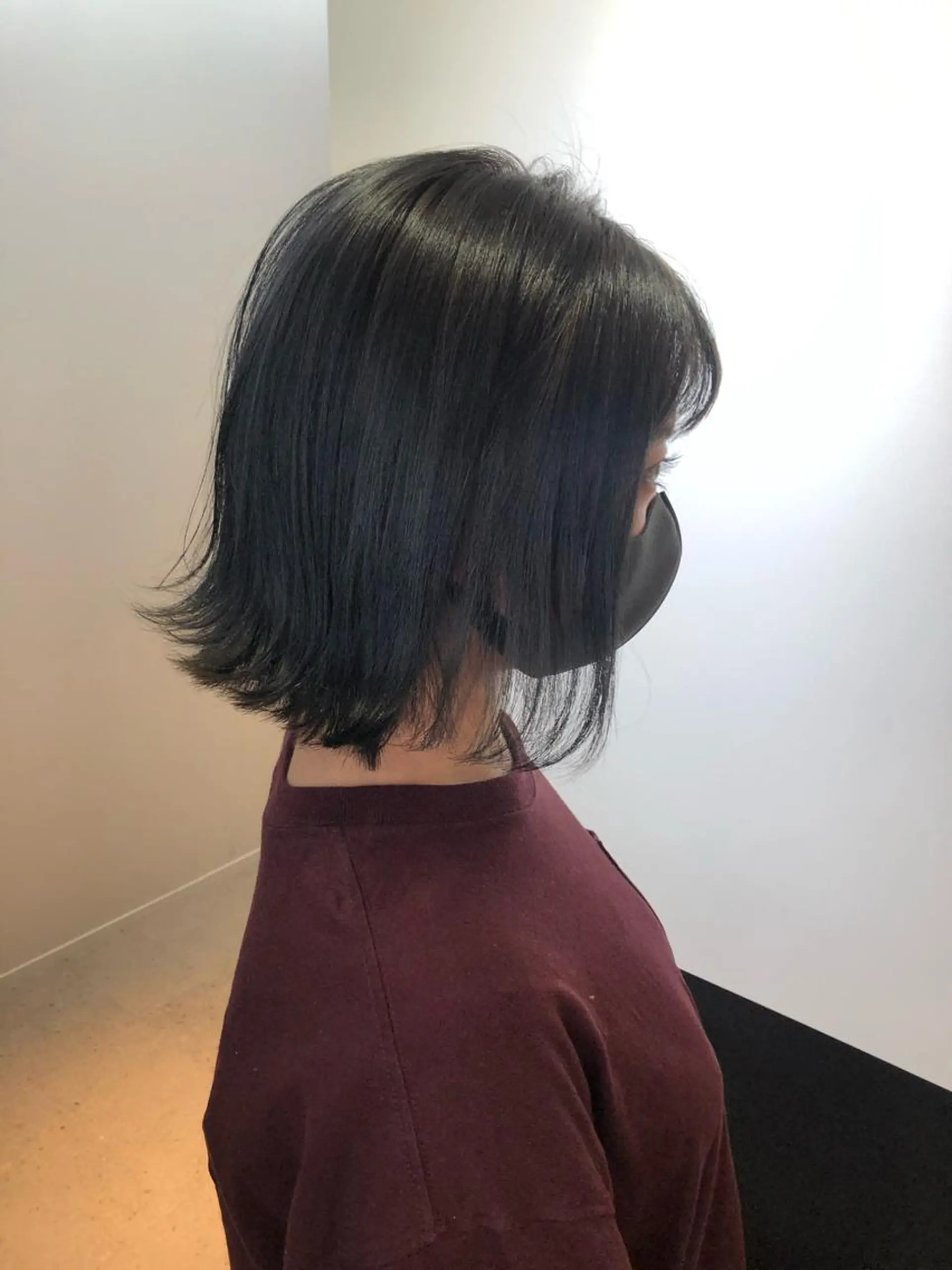 ミディアム カラー アッシュ アッシュグレー ブリーチ 透明感カラー 片山美穂 心斎橋・北堀江のヘアスタイル