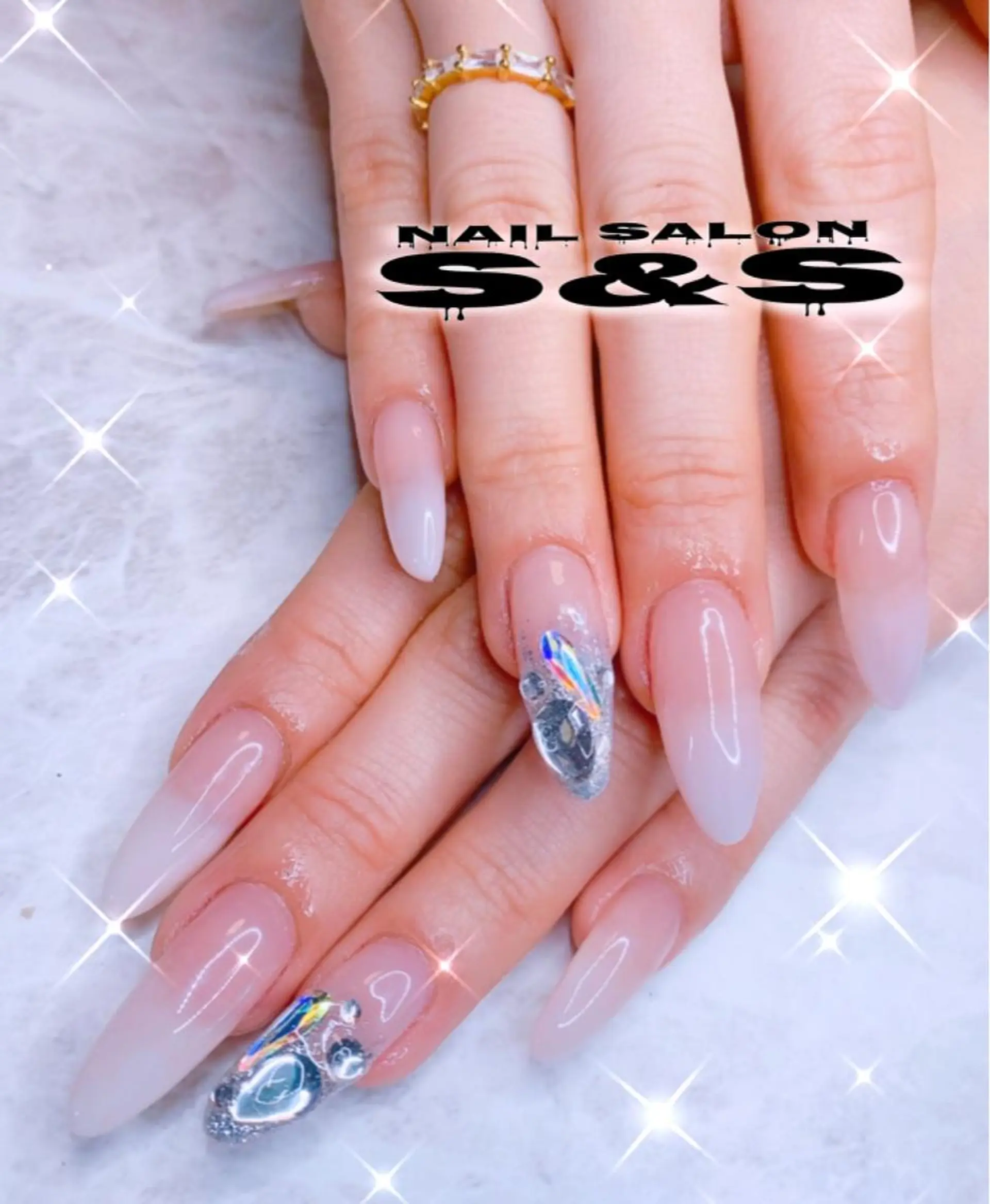 ネイル 長さ出し メンズネイル 持ち込み スカルプネイル S&S 村田小百合のネイルデザイン