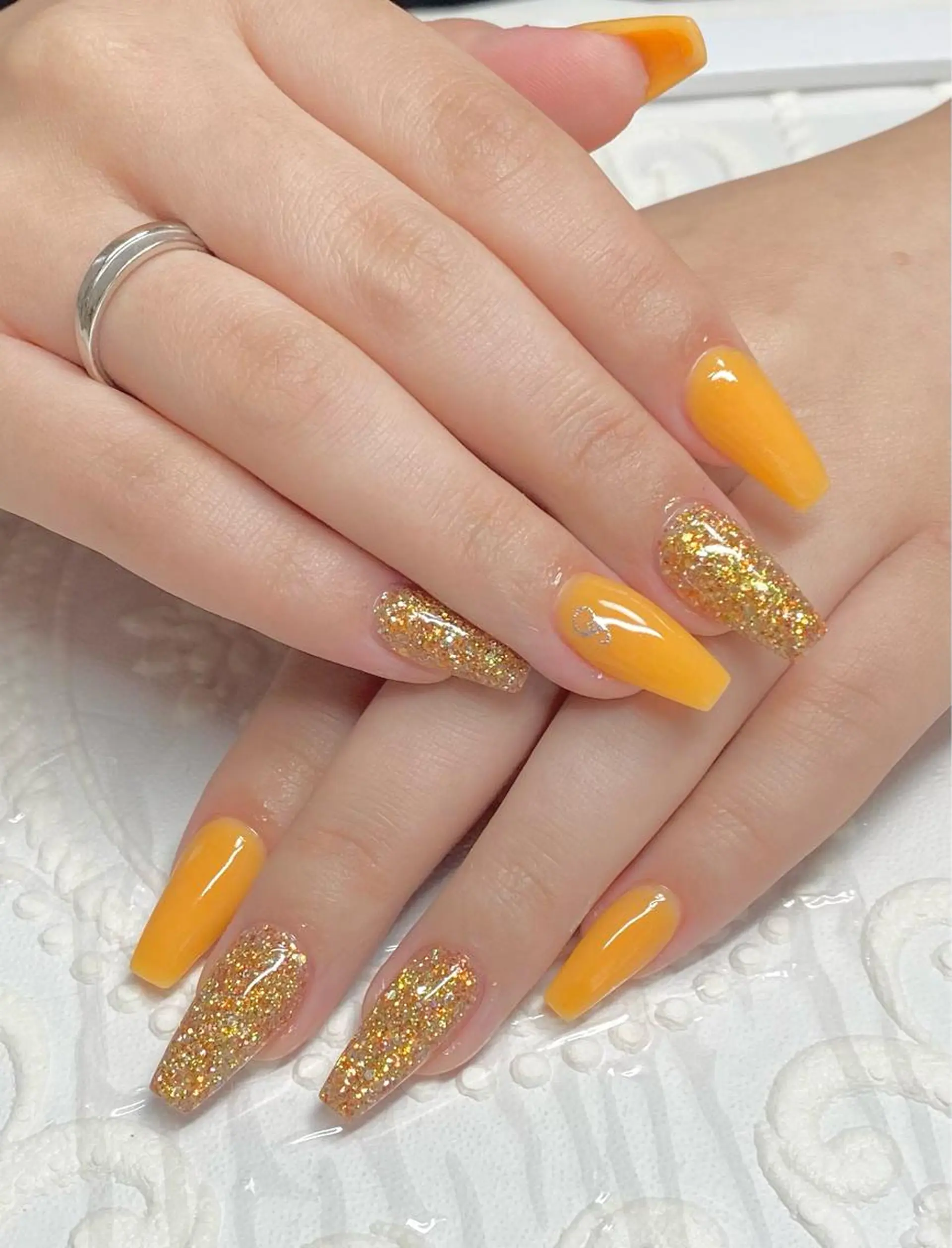 セミロング ネイル ハンドネイル lune nail_2017のその他イメージ