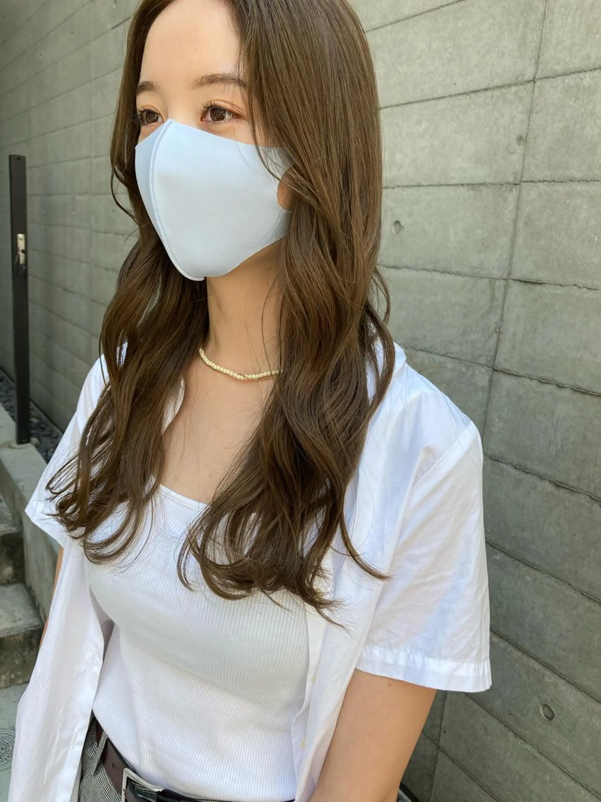 ロング ✨色持ちの良い艶 カラー✨蟹江真世のヘアスタイル