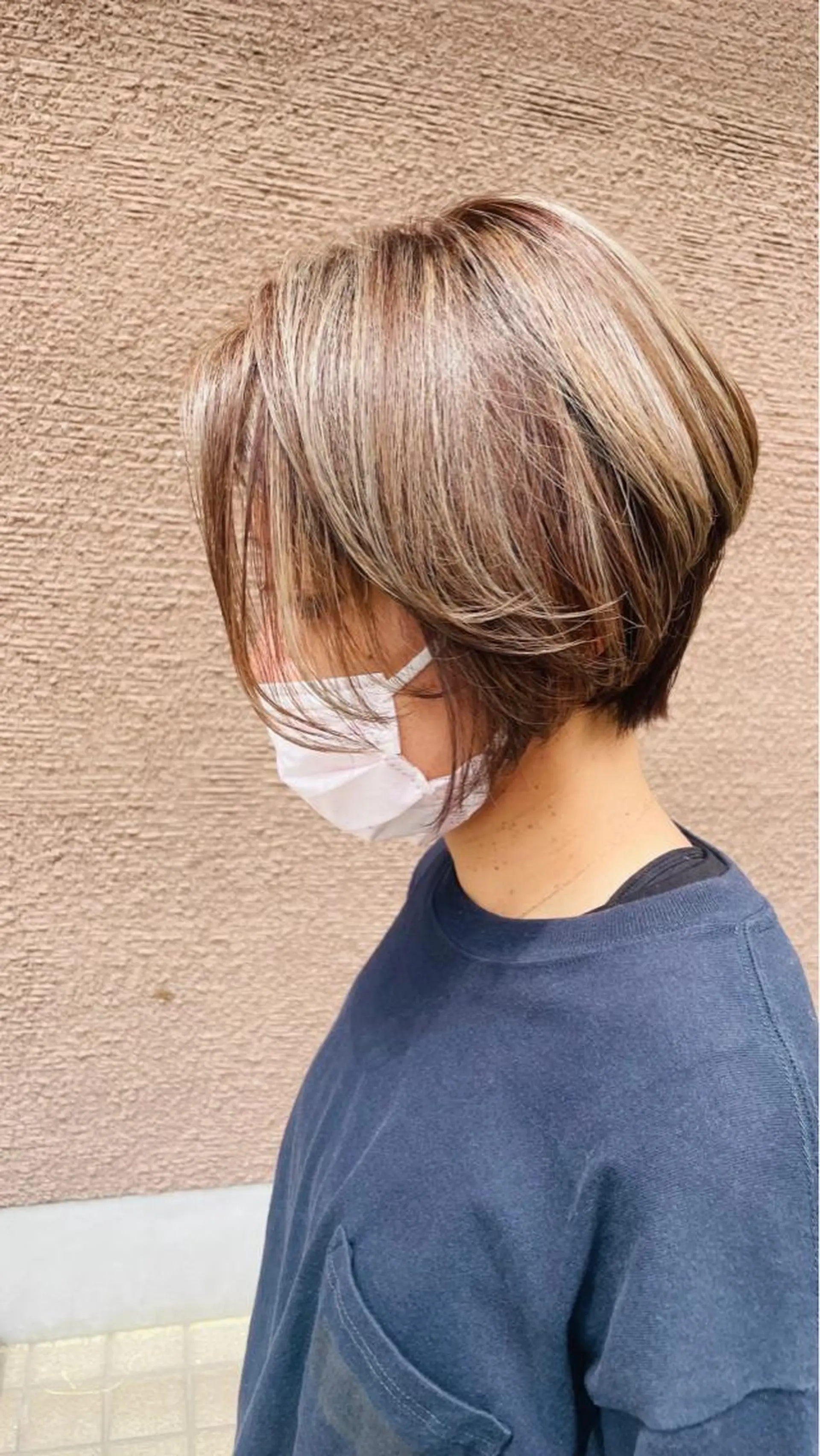 ショート ハイライト あびこ amiのヘアスタイル