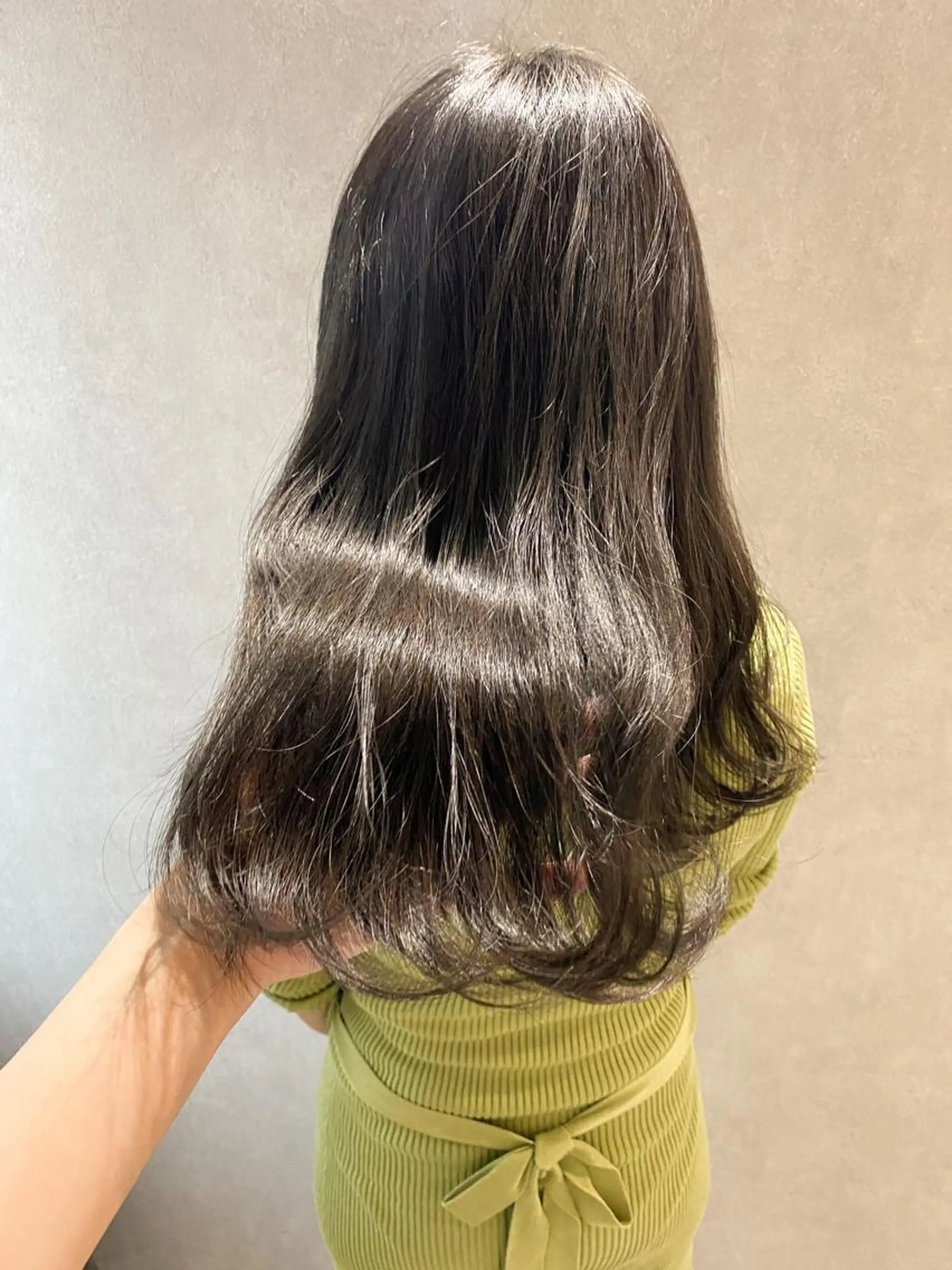 ロング カット ヘアカラー トリートメント 🥇ブリーチ無し 透明感🥇佐藤のヘアスタイル