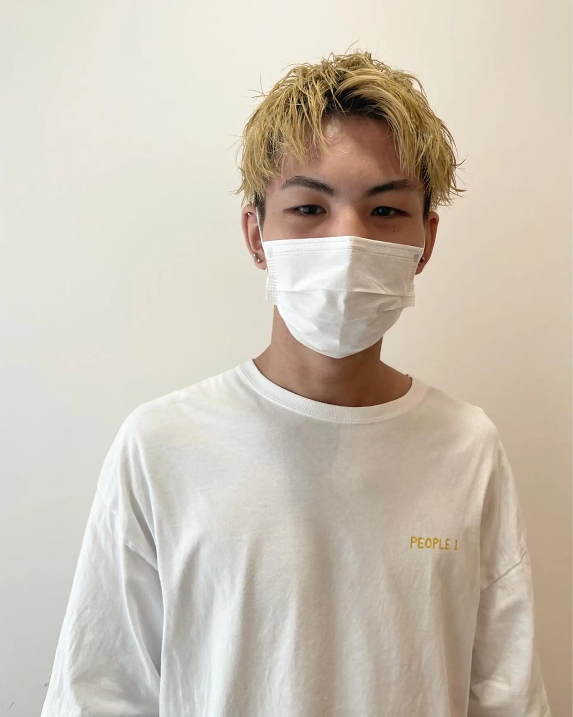 カラー メンズ 増渕 駿介のヘアスタイル