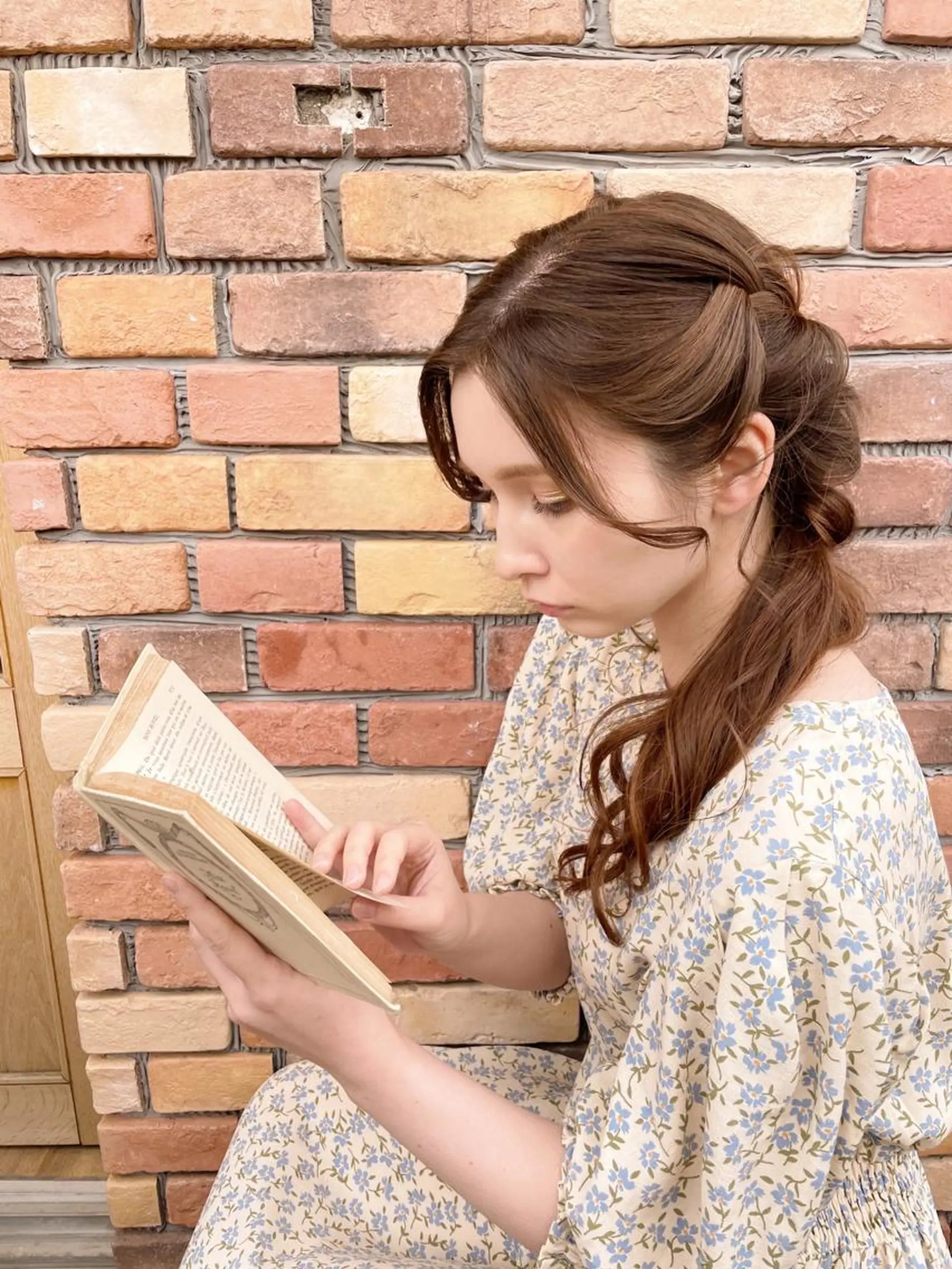 ロング カラー パーマ ヘアアレンジ 髪質改善🫧美髪矯正 🤍Yuiのヘアスタイル