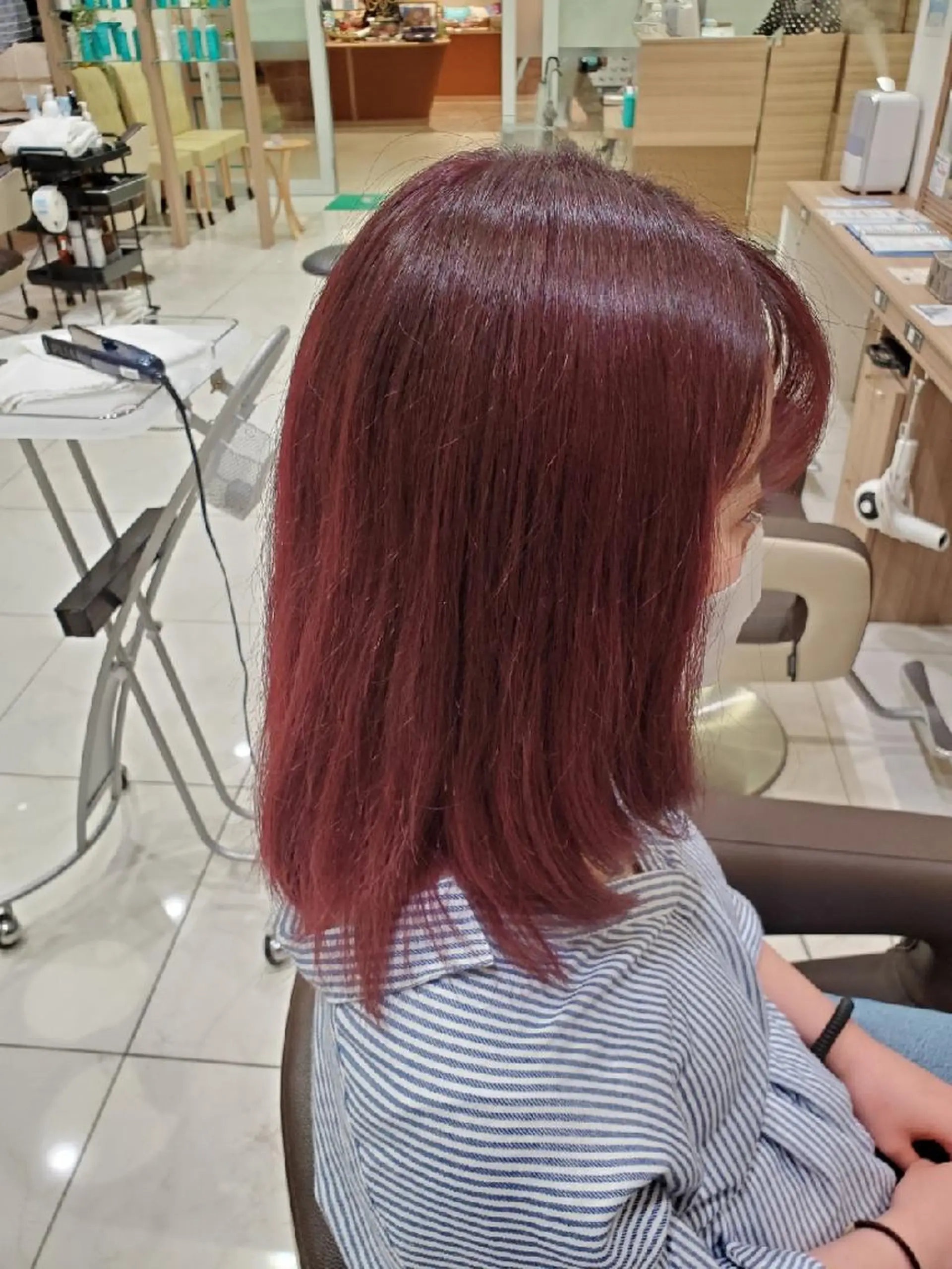 ミディアム カラー ブリーチ イルミナカラー 中村 和貴のヘアスタイル