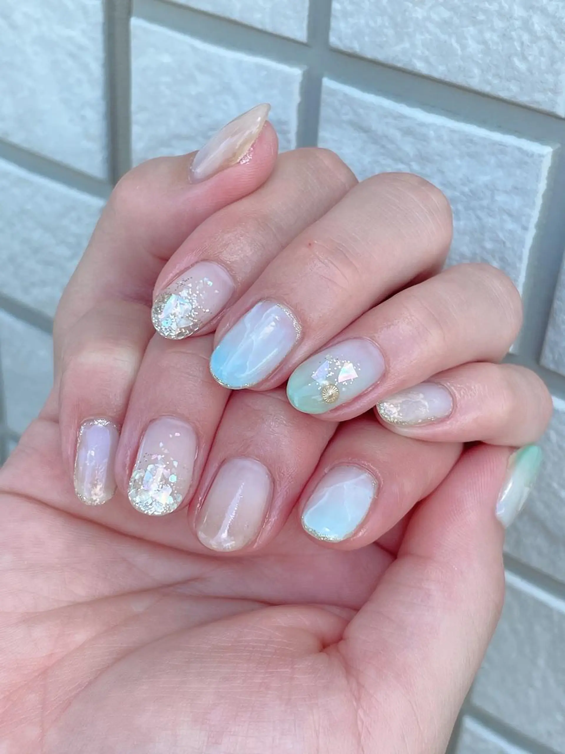 ネイル 持ち込み ハンドネイル amulet TOMOMIのネイルデザイン