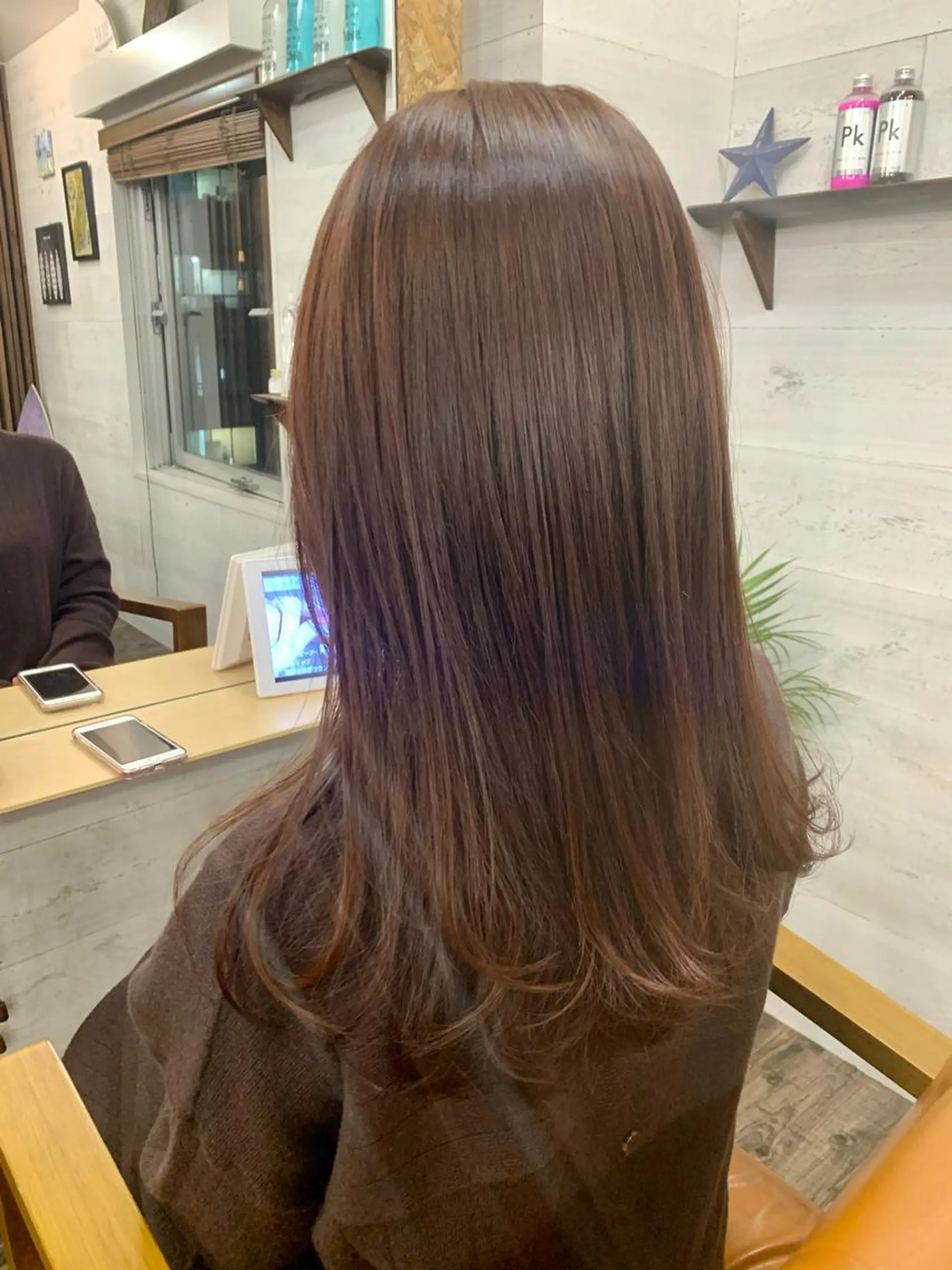 ロング カラー カット ヘアカラー トリートメント natsu ナチュラルのヘアスタイル