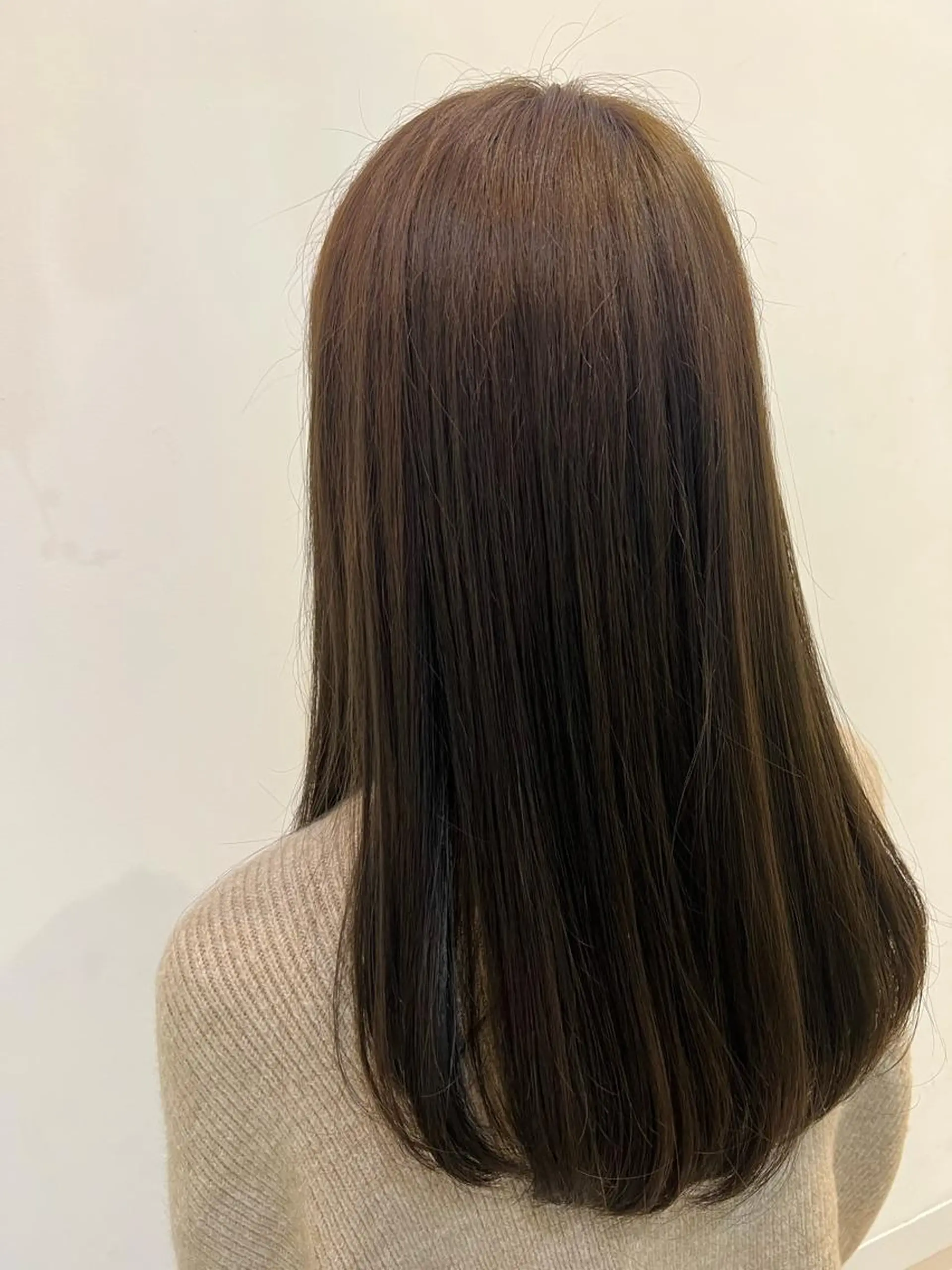 カラー ブリーチしない暖色 カラー🥀杉 優菜のヘアスタイル