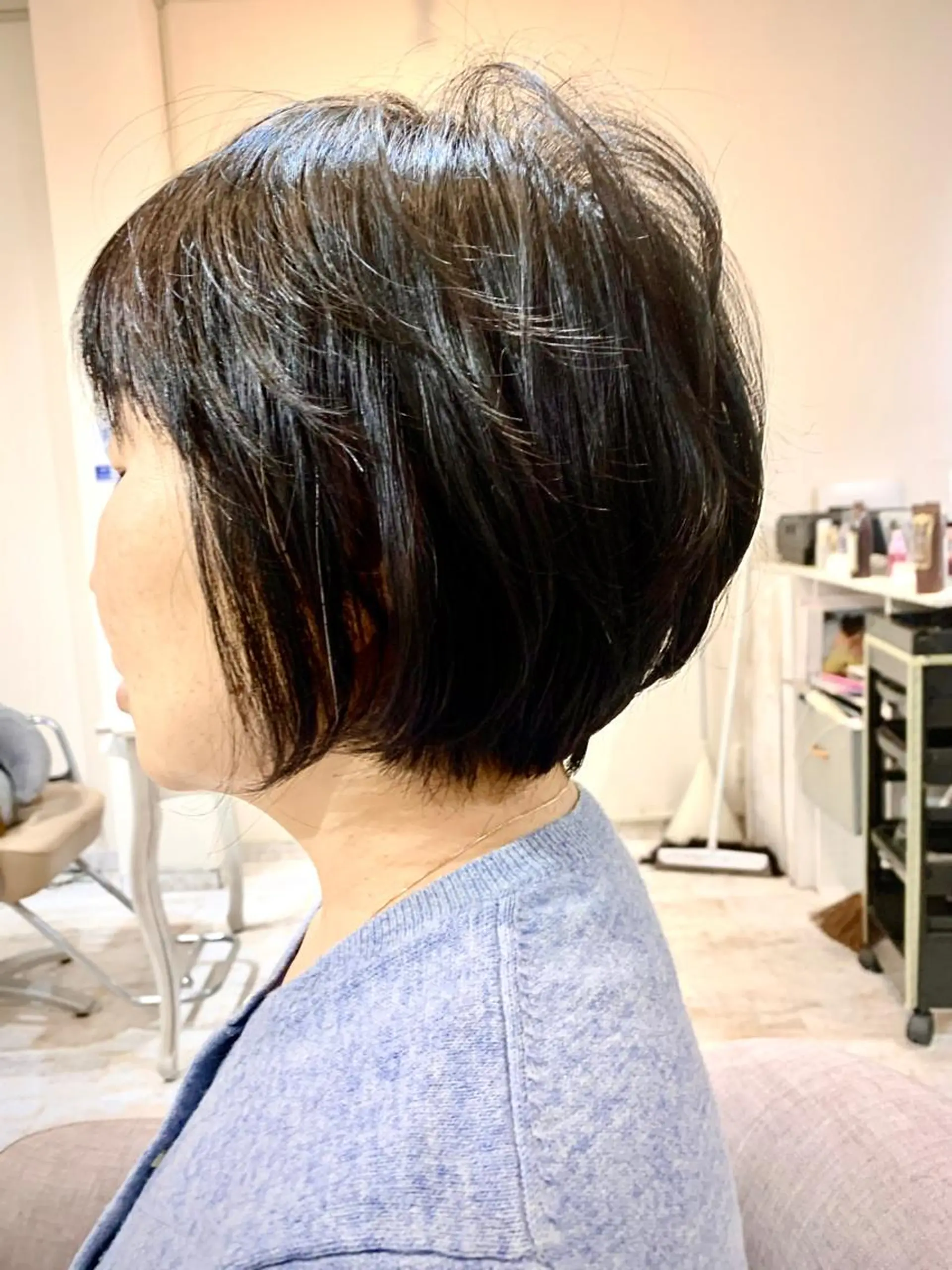 ショート 再現性ショートボブ 木又克美のヘアスタイル