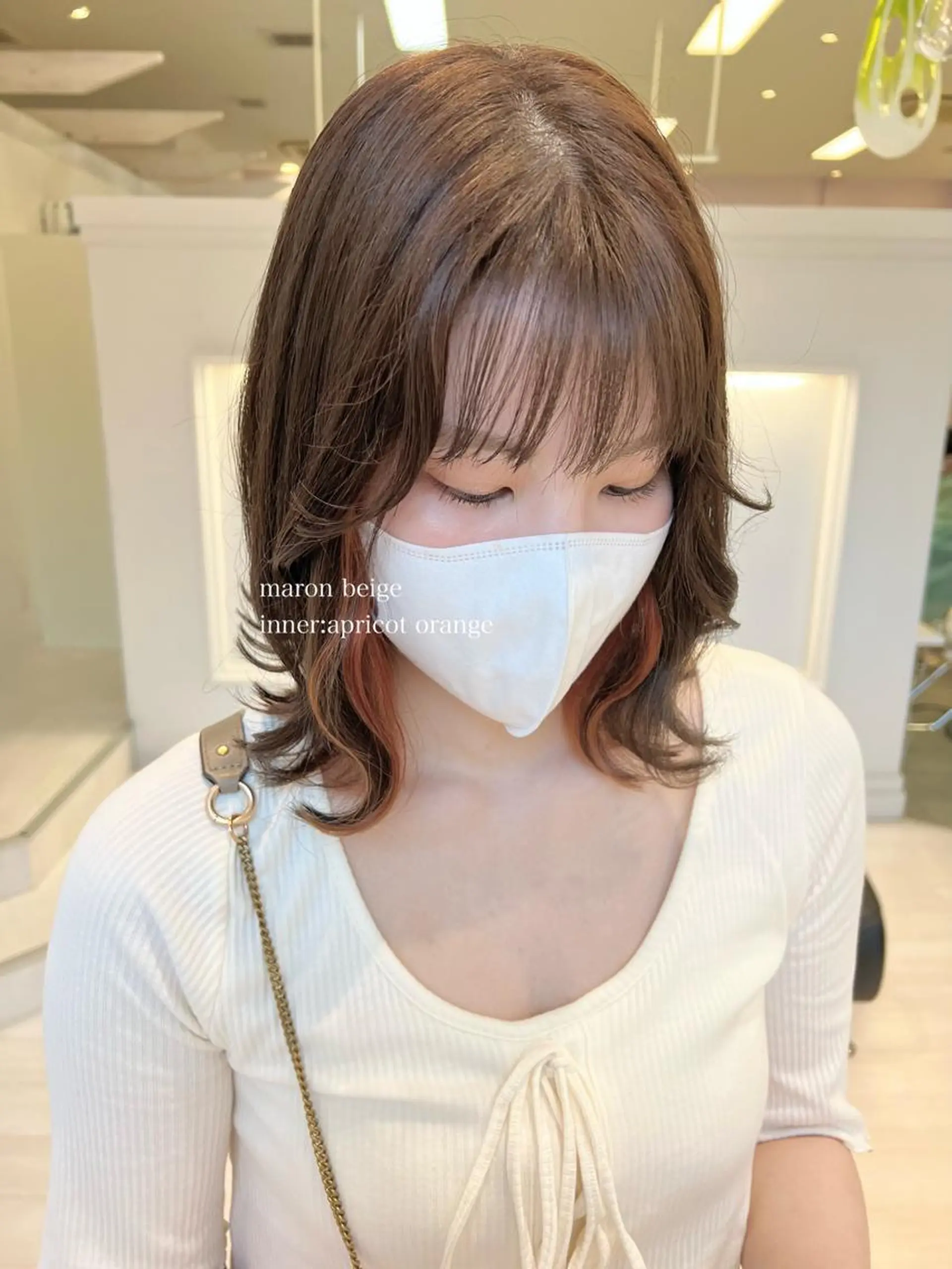 ミディアム カラー Parve  Mix /板野妃莉のヘアスタイル