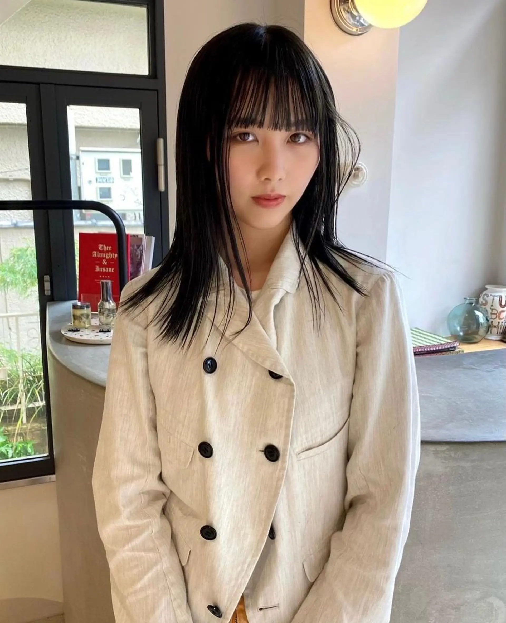 セミロング カラー アッシュ 丹治 一輝ボブ/ショートのヘアスタイル