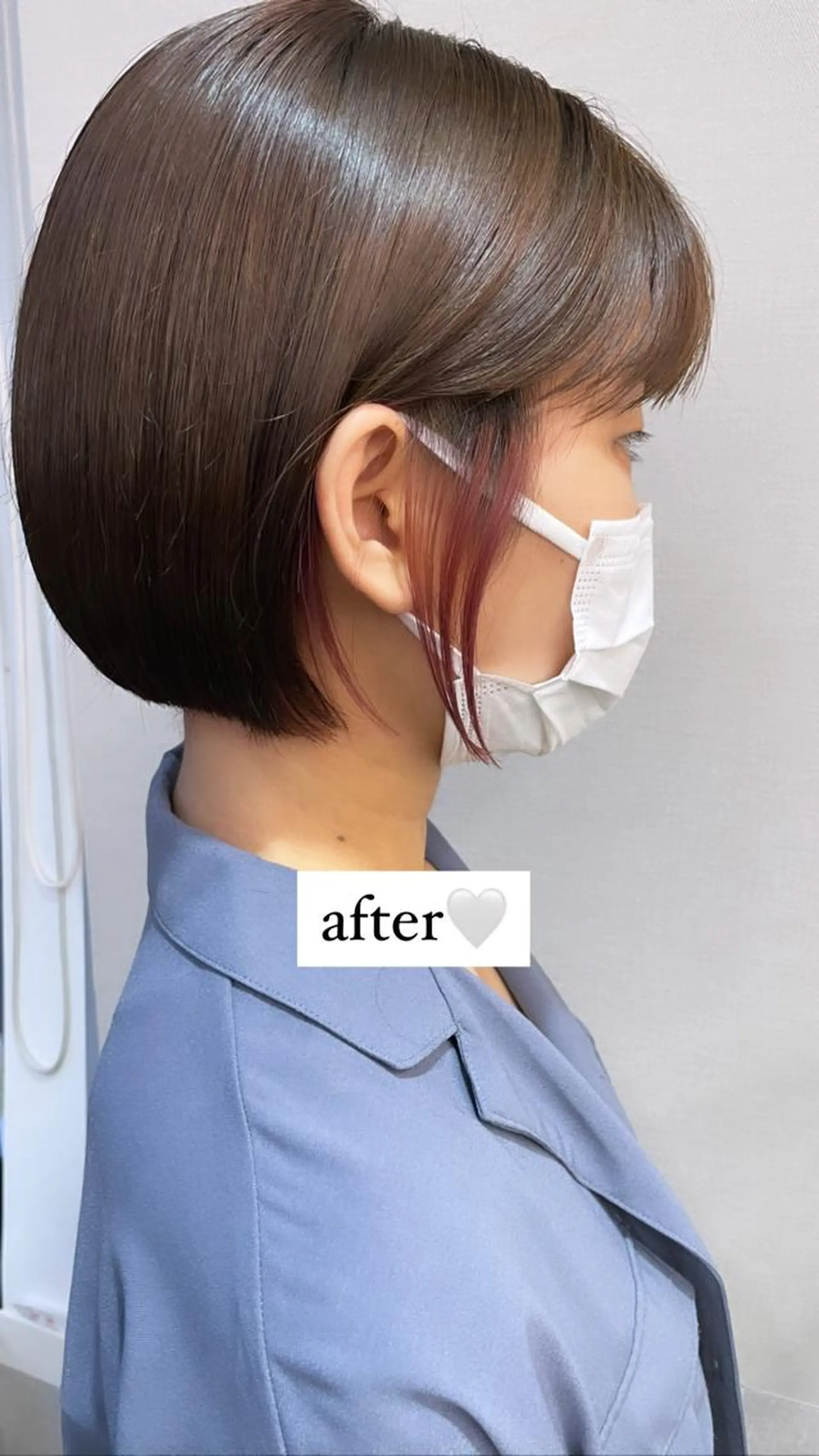 ショート カラー インナーカラー 横浜似合わせ美容師 スタイリスト✂️ゆりのヘアスタイル